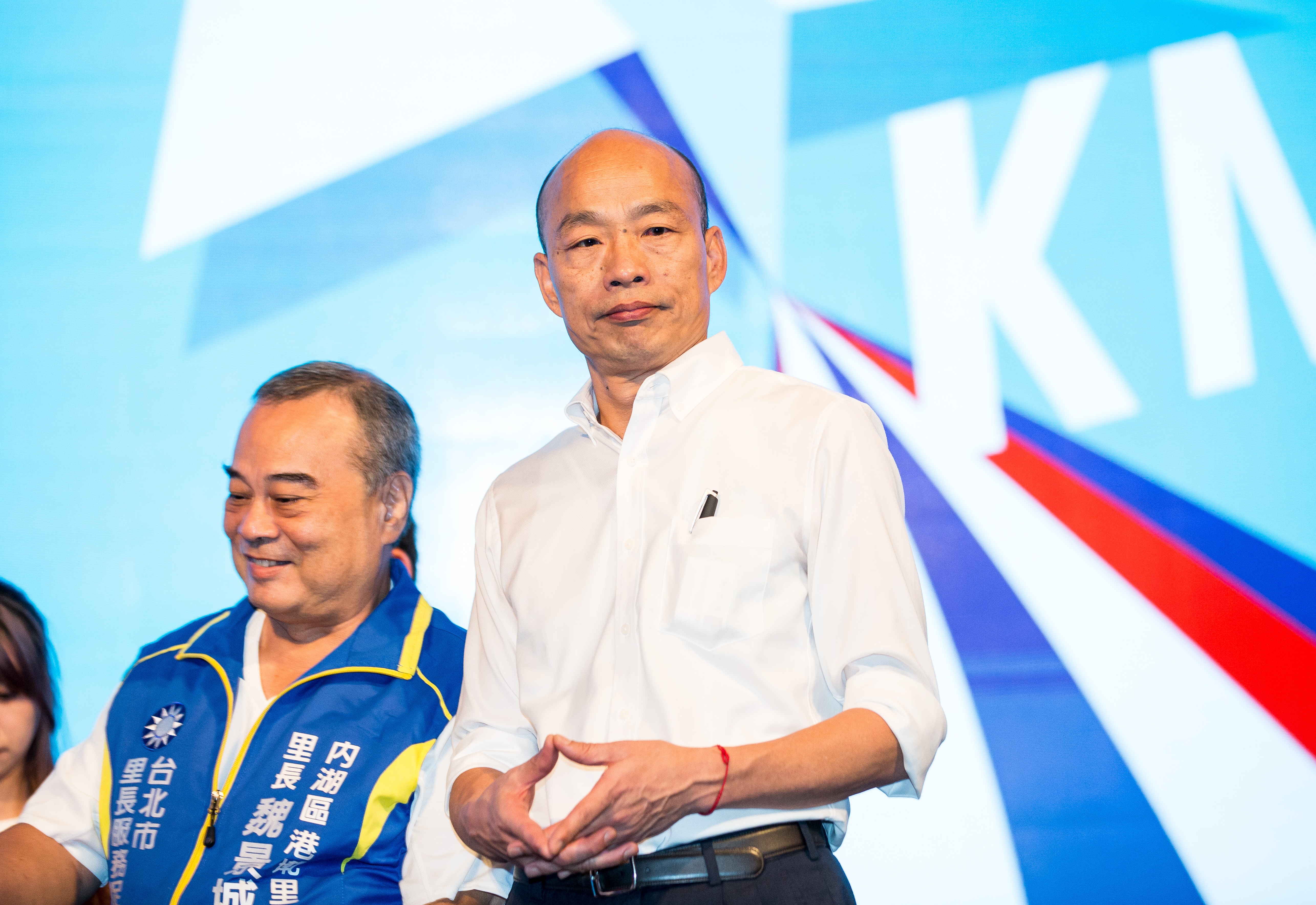 高雄市長韓國瑜（圖）委任前高雄市新聞局長王淺秋、律師葉慶元遞行政訴訟停止執行聲請狀。圖為本刊資料照。