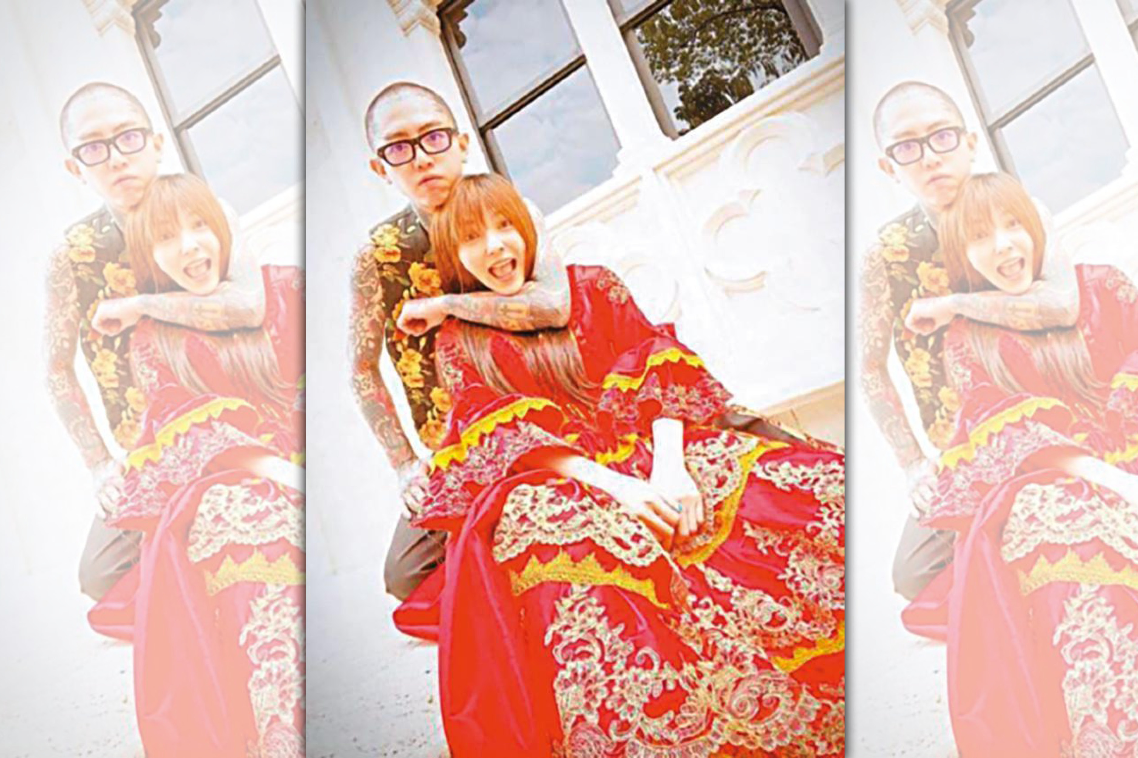 謝和弦和老婆Keanna（KT）鬧翻後，就認愛新歡莉婭。（資料室）