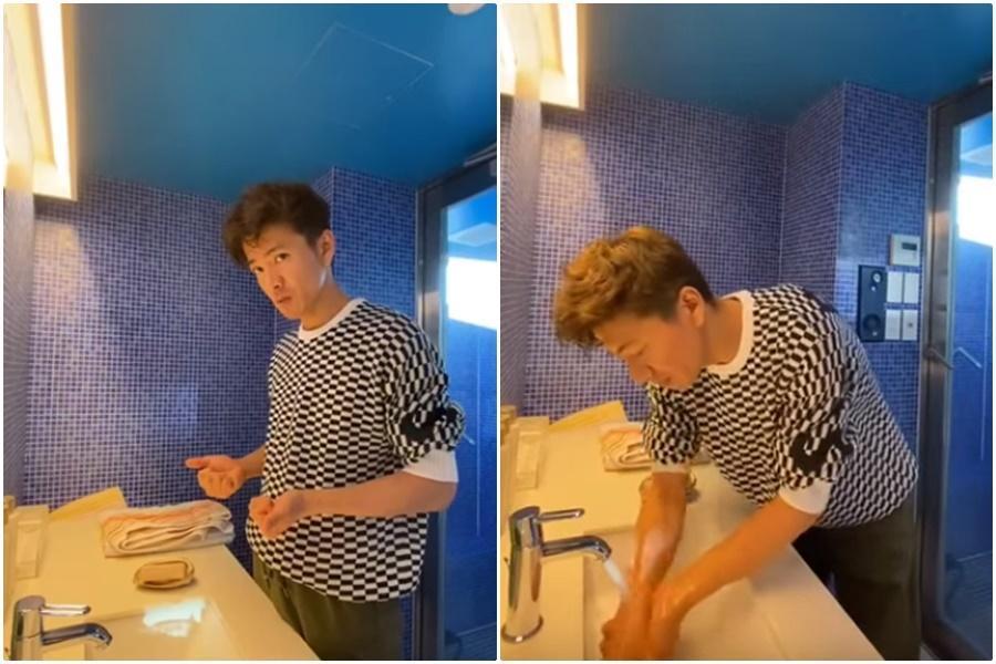 木村拓哉也公開了自己洗手影片,強調「保護好自己,就是保護重要的人」。(翻攝自Youtube)