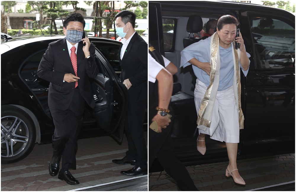 傅崐萁、徐榛蔚夫婦檔今（8日）作東，邀請20多名國民黨立委及8名媒體高層。