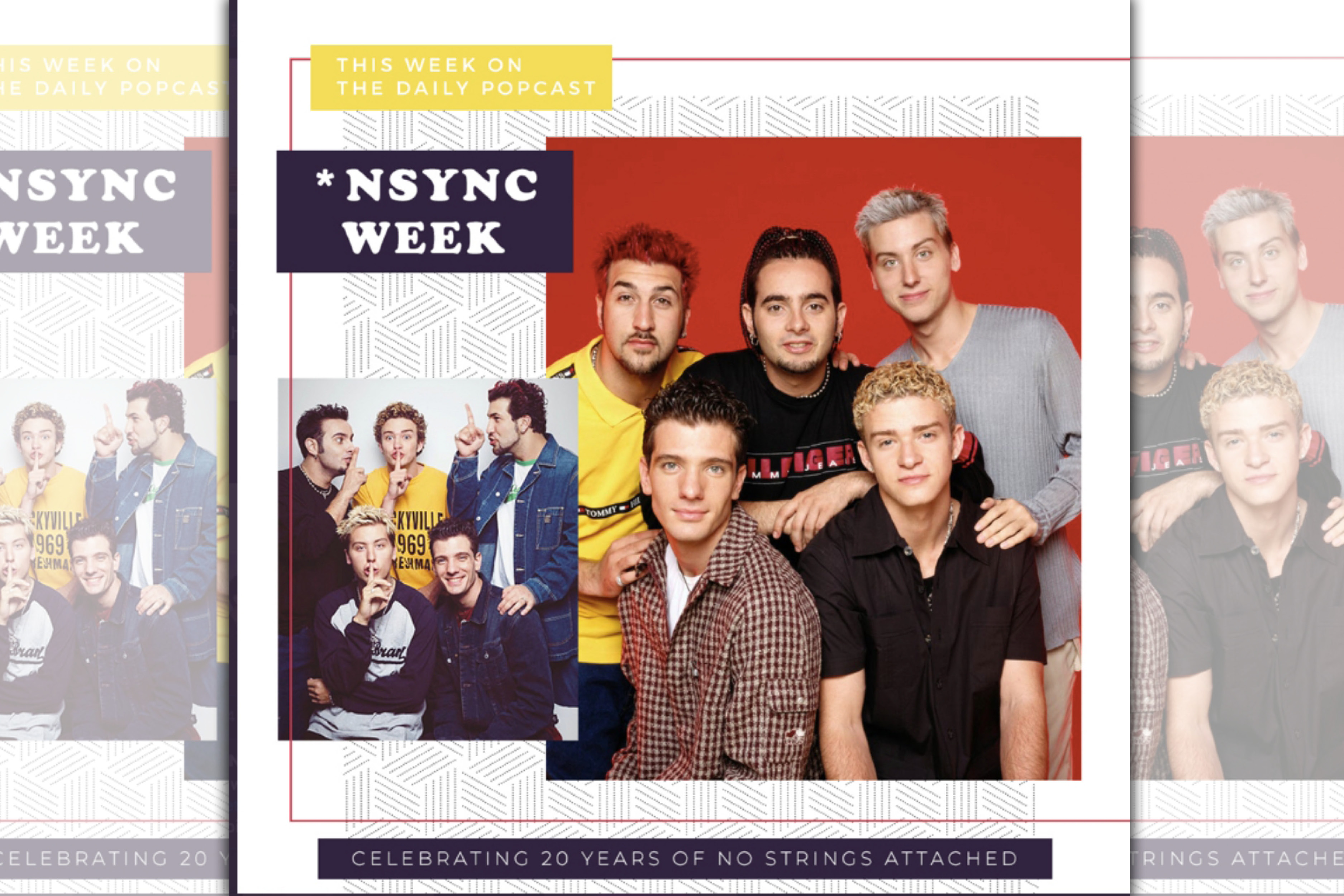 20年前的「超級男孩」，現在看起來紅到有點不可思議，因為有人的髮型好像王子麵。（翻攝自Nsync官方推特）