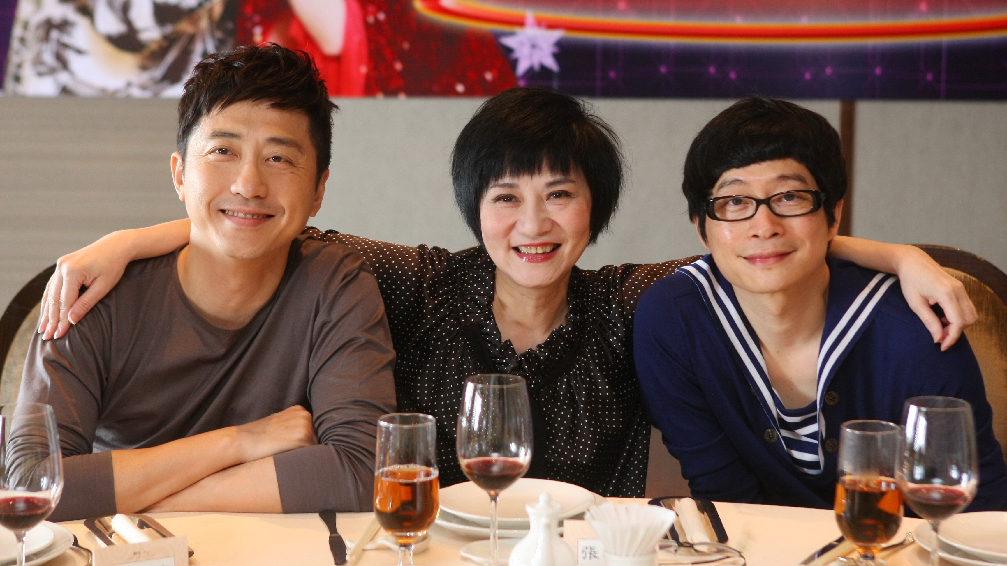 哈林庾澄慶（左）、張小燕（中）都和薛聖棻（右）有多年合作情誼。（東方IC）