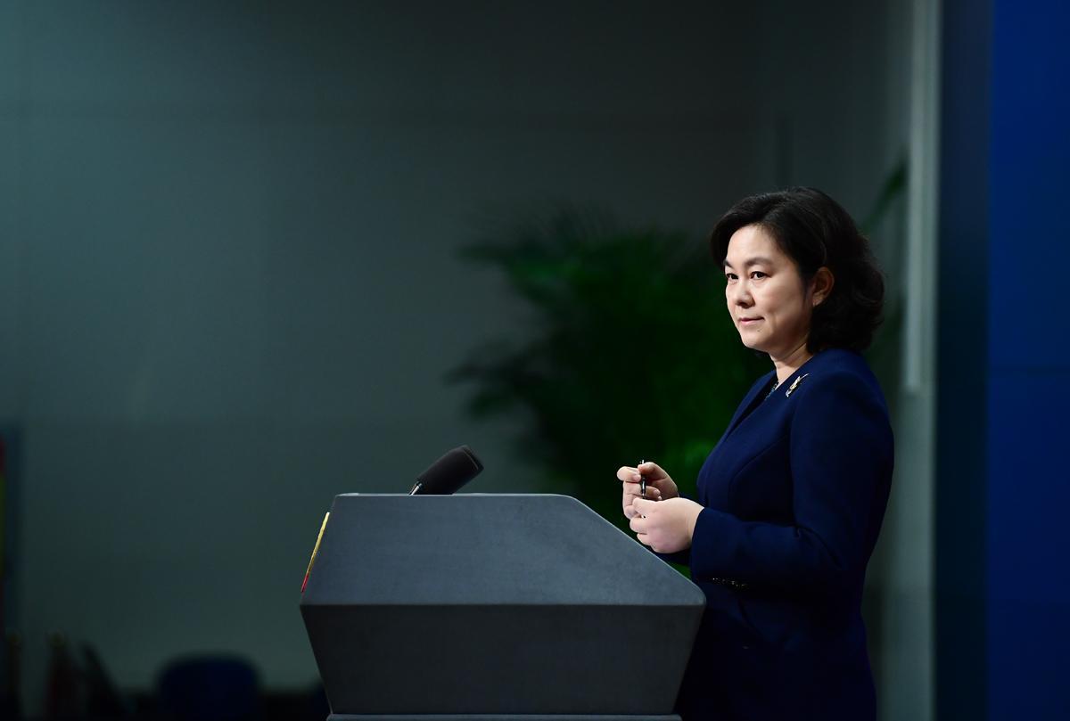 中國外交部發言人華春瑩(圖)與美國國務院發言人歐塔加斯又在推特掀起戰火。(翻攝自華春瑩推特)