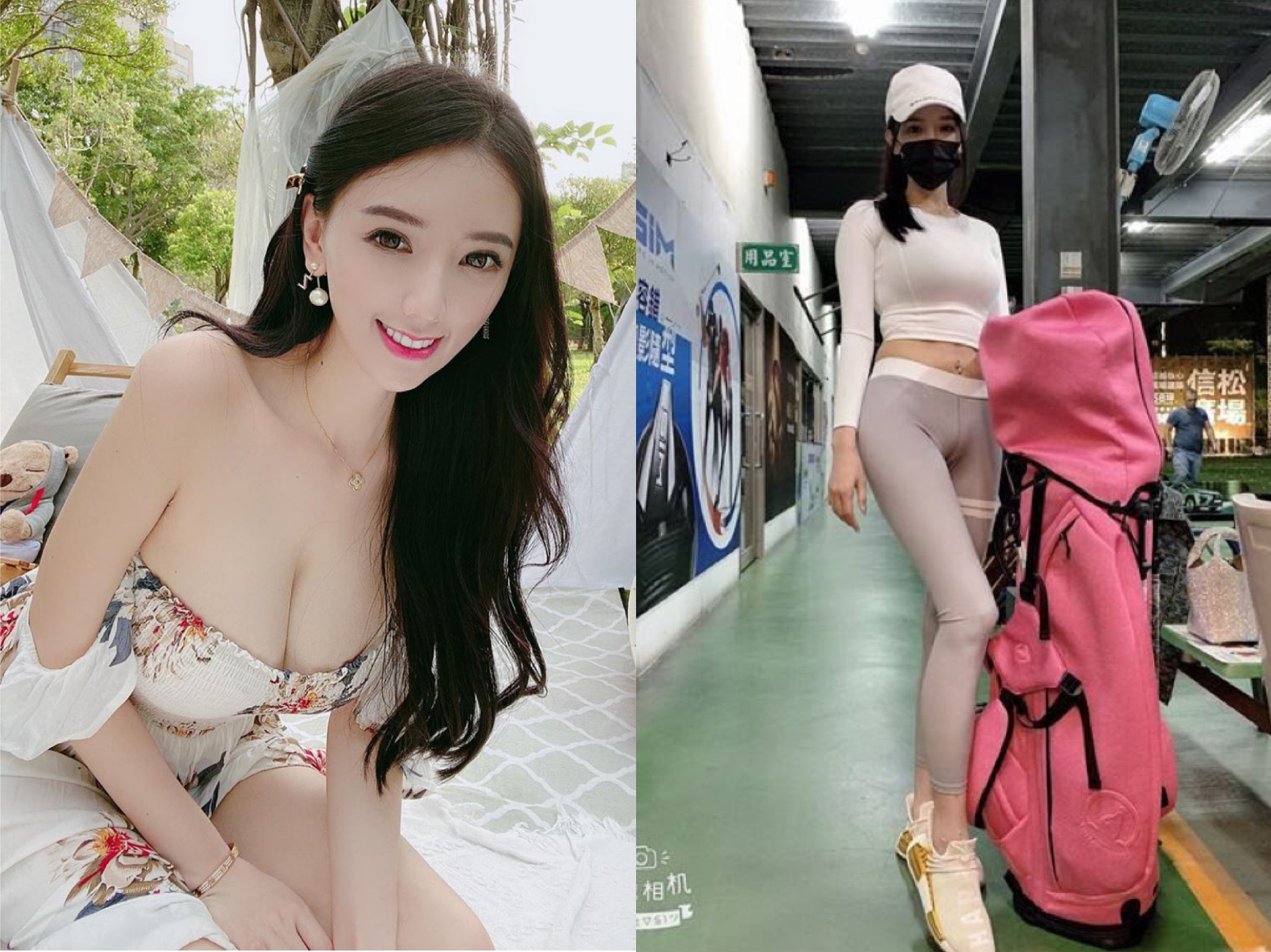 日前有位酒店女公關確診新冠肺炎，網友瘋傳該女是辣模子涵。（翻攝自網路）