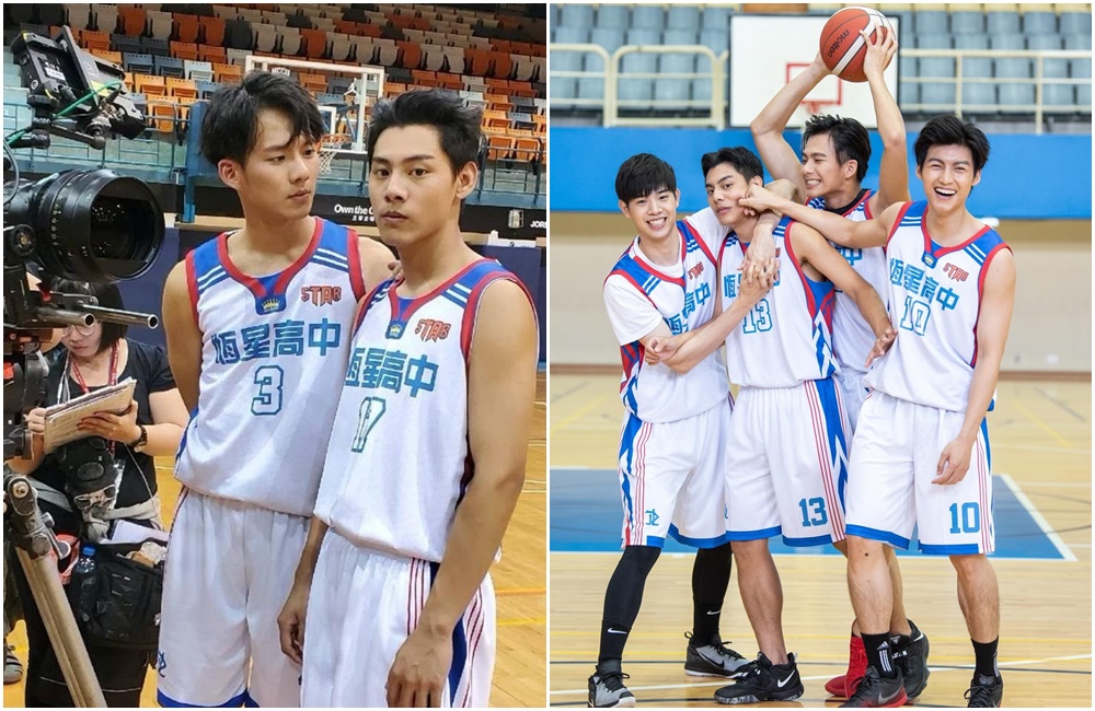 七十六号原子開發的第二部作品《違反校規的跳投》，集合劉育仁（右圖右起）、吳念軒、各務孝太、簡伯廷等鮮肉演員。（七十六号原子提供）