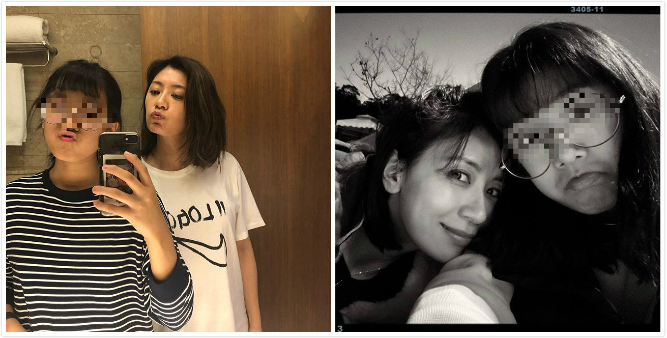 賈靜雯的大女兒梧桐妹近日遭網友以髒話狠嗆，她只好截圖公開此段留言。（翻攝梧桐妹IG）