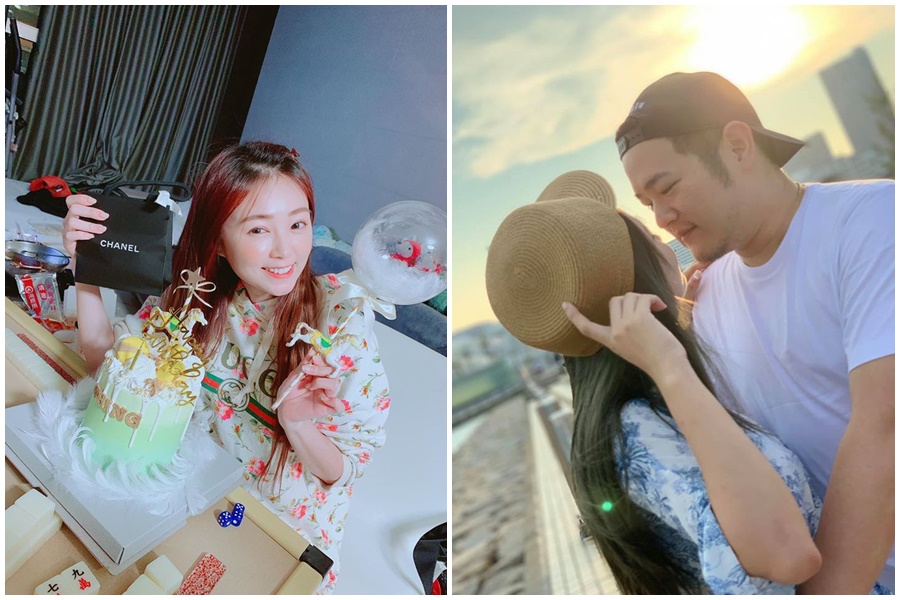 藝人丫頭（詹子晴）昨歡度32歲生日，她在臉書發文寫下「單身的最後一個生日。」疑似即將嫁給男友。（翻攝自丫頭臉書）