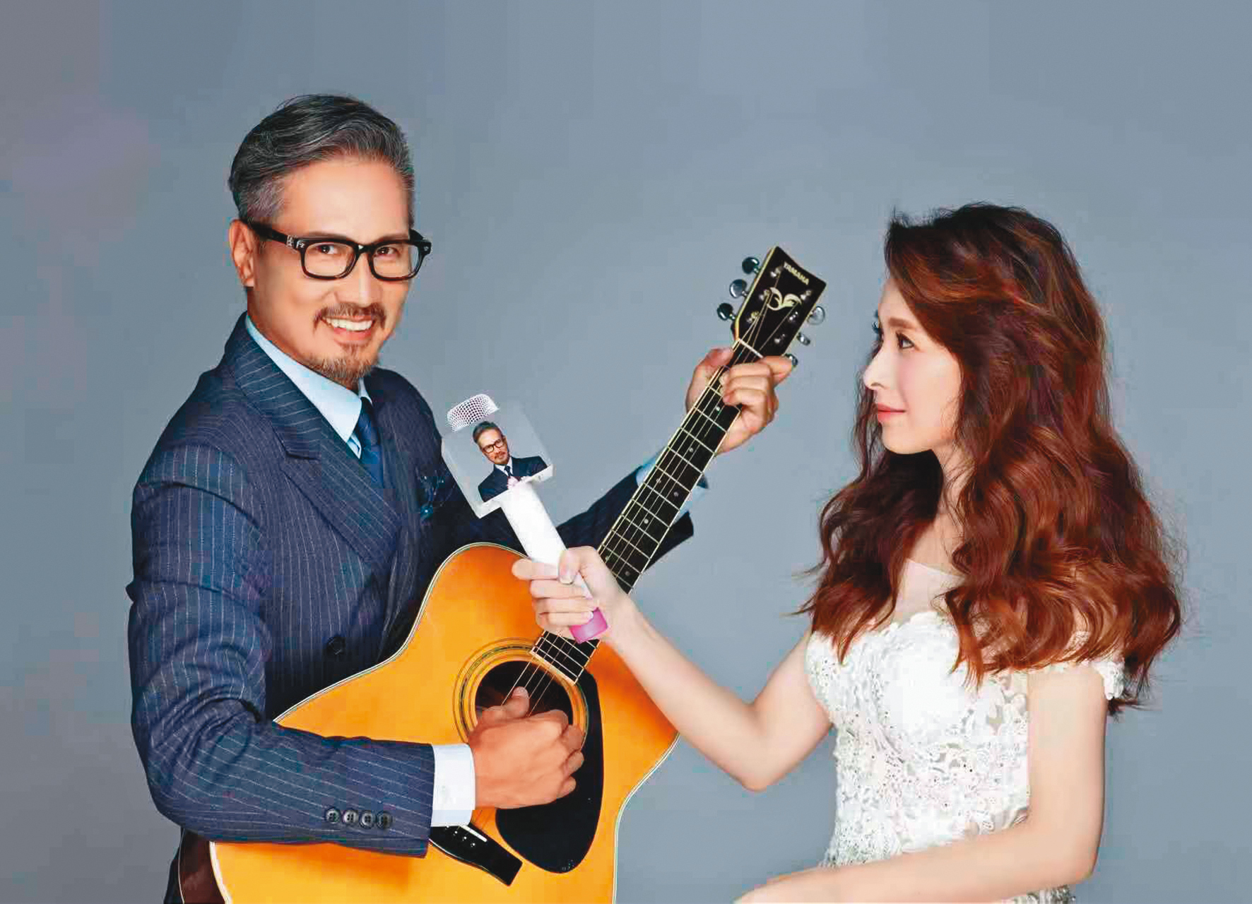 2020年第1天，中天主播張雅婷在臉書宣布，與愛情長跑多年的包小松結婚。（翻攝自包小松臉書）