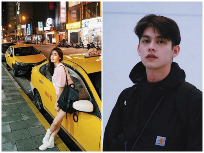 Bright與女友nnevvy打情罵俏，卻意外燒出泰中大戰。（翻攝自Bright與nnevvy IG）