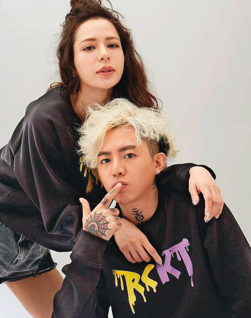 去年12月初,謝和弦(下)和老婆Keanna(上)鬧翻後,就開始上演肥皂劇。(翻攝自Keanna IG)