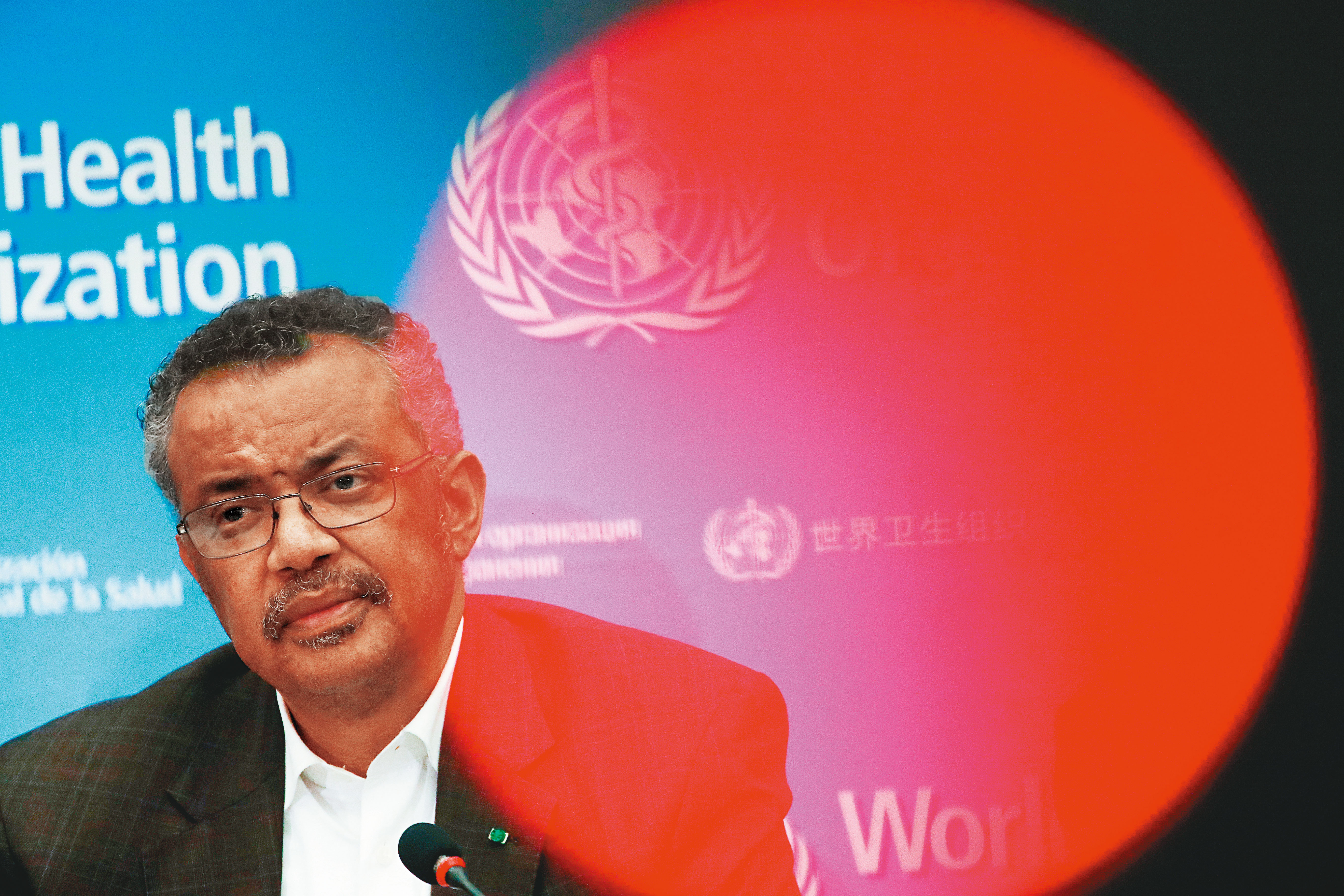 譚德塞未善盡WHO祕書長的責任，引起強烈反彈，恐怕很快就要捲舖蓋了。（達志影像）