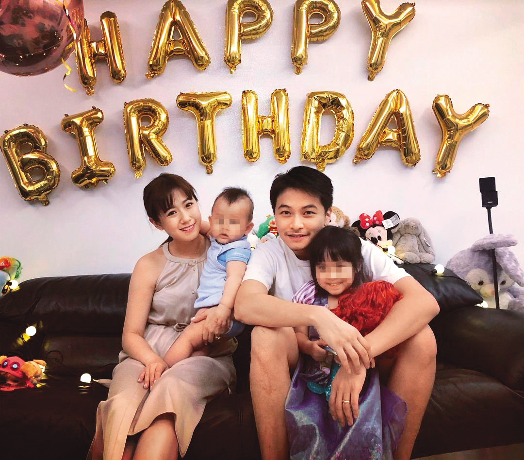 2015年先有後婚，方志友與楊銘威頗年輕就當起爸媽，而且一邊演戲工作，一邊生活，難免有所摩擦。（翻攝自方志友臉書）