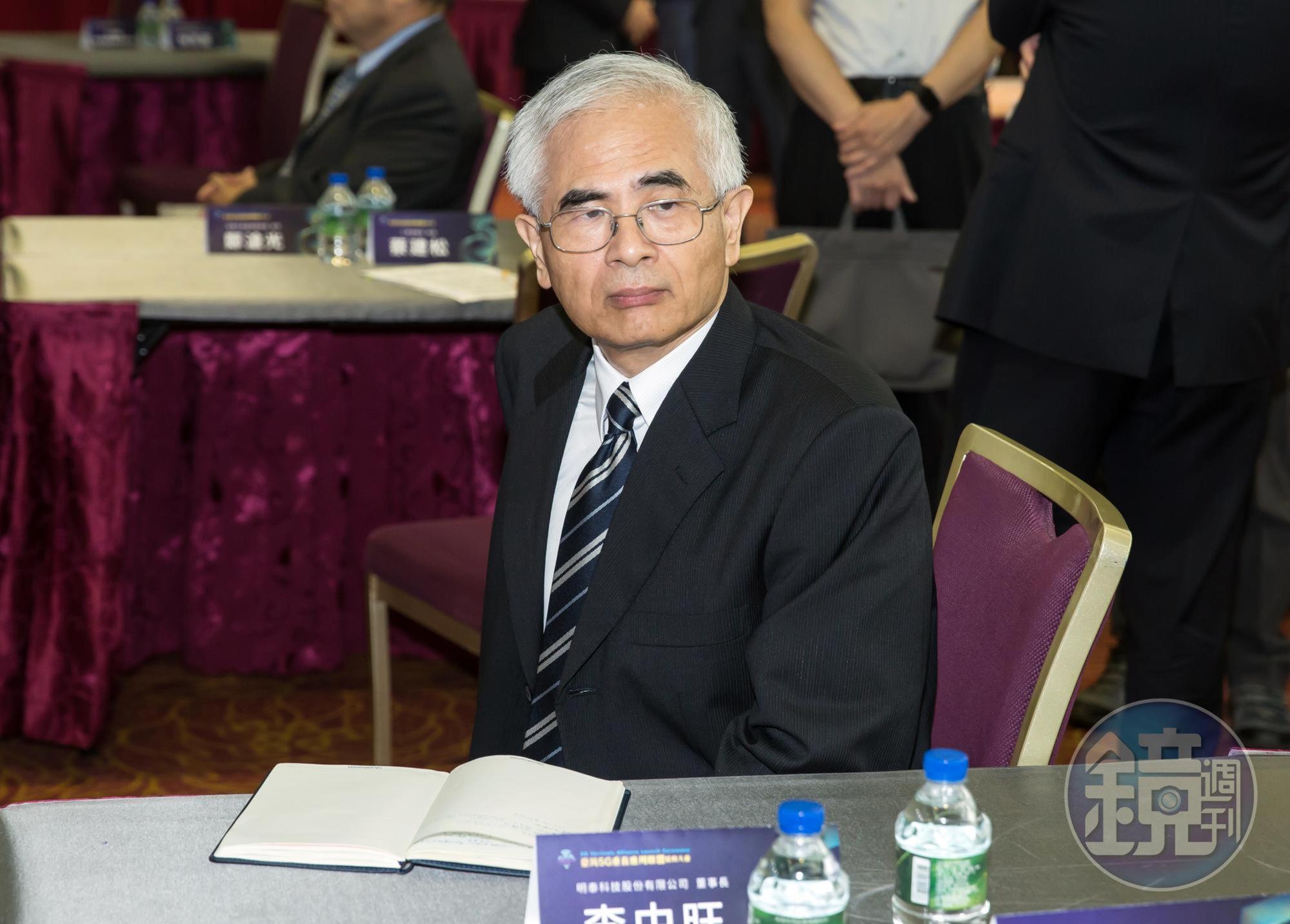 友訊大股東、明泰董事長李中旺因先前從友訊董座去職，從此對友訊有心結。