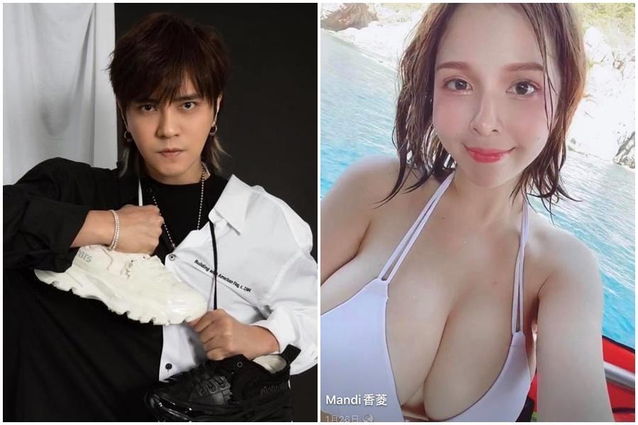 小豬泳池趴奶妹出席者，有H版李毓芬稱號的網紅陳香菱也在其中。（翻攝自羅志祥與陳香菱臉書）