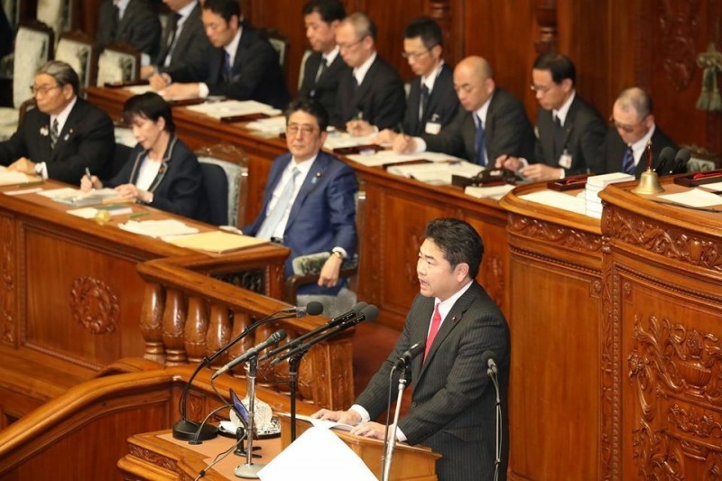 日本眾議員高井崇志接受性招待認錯。（翻攝自高井崇志Twitter）