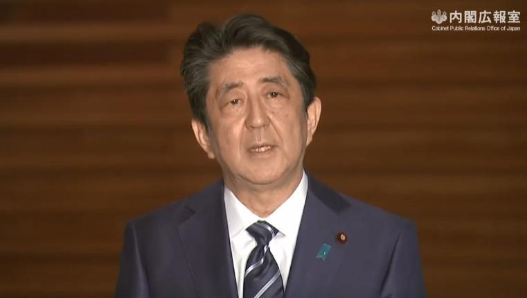 首相安倍晉三指示,要優先對台灣鬆綁入境。(翻攝首相官邸臉書)