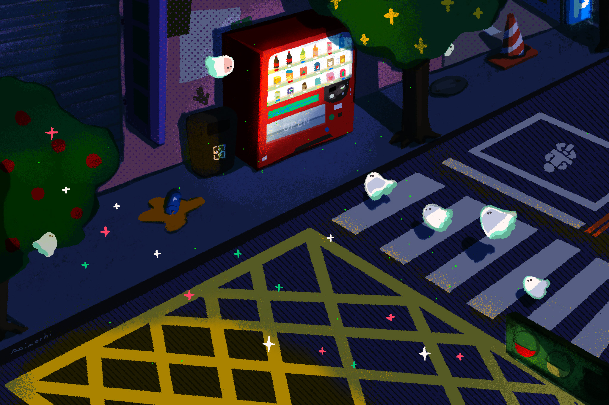 【詩】深夜無人販賣機　林烱勛