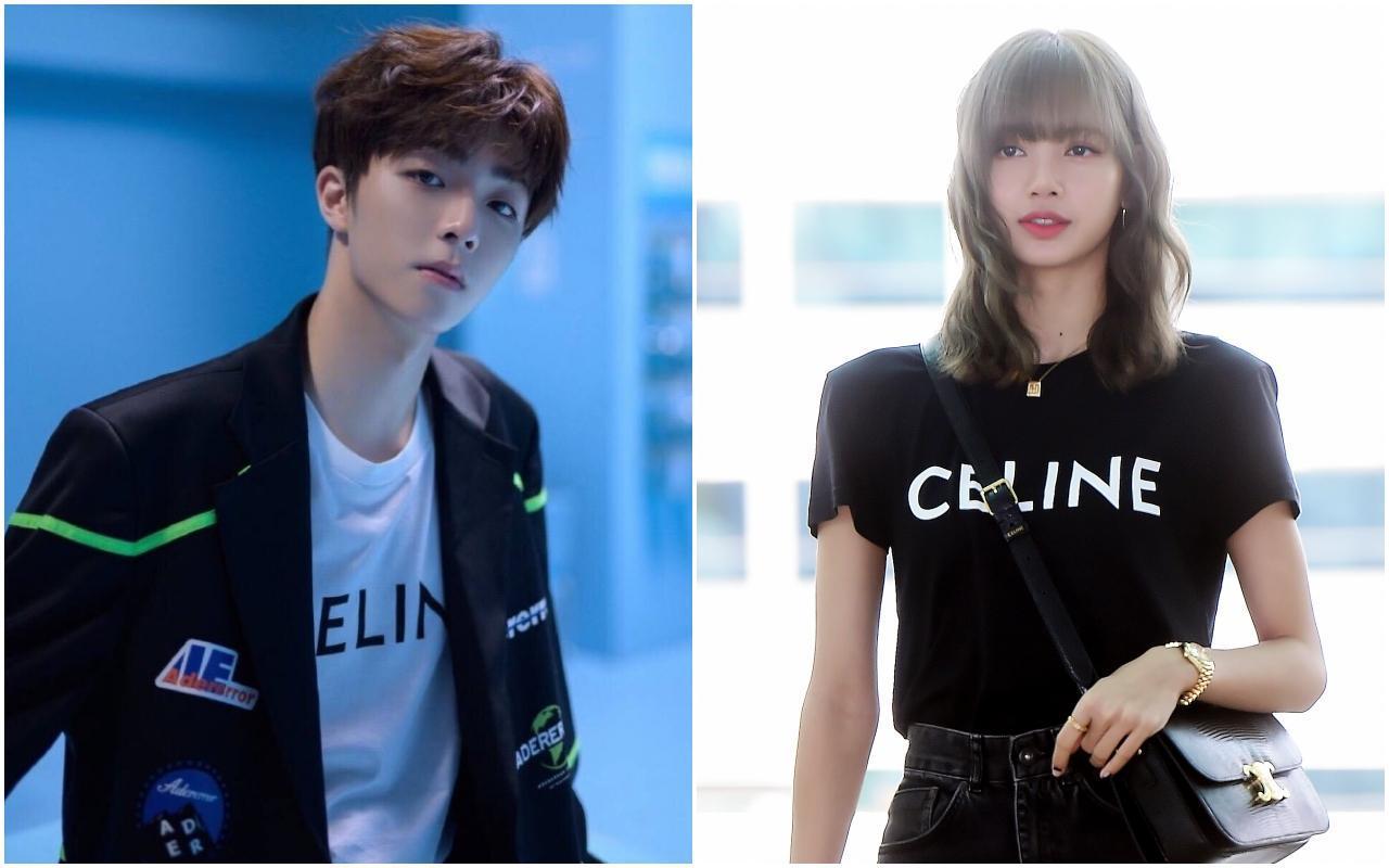 陳立農(左)、Lisa都穿著CELINE LOGO T-Shirt,展現簡潔時尚。(CELINE提供)