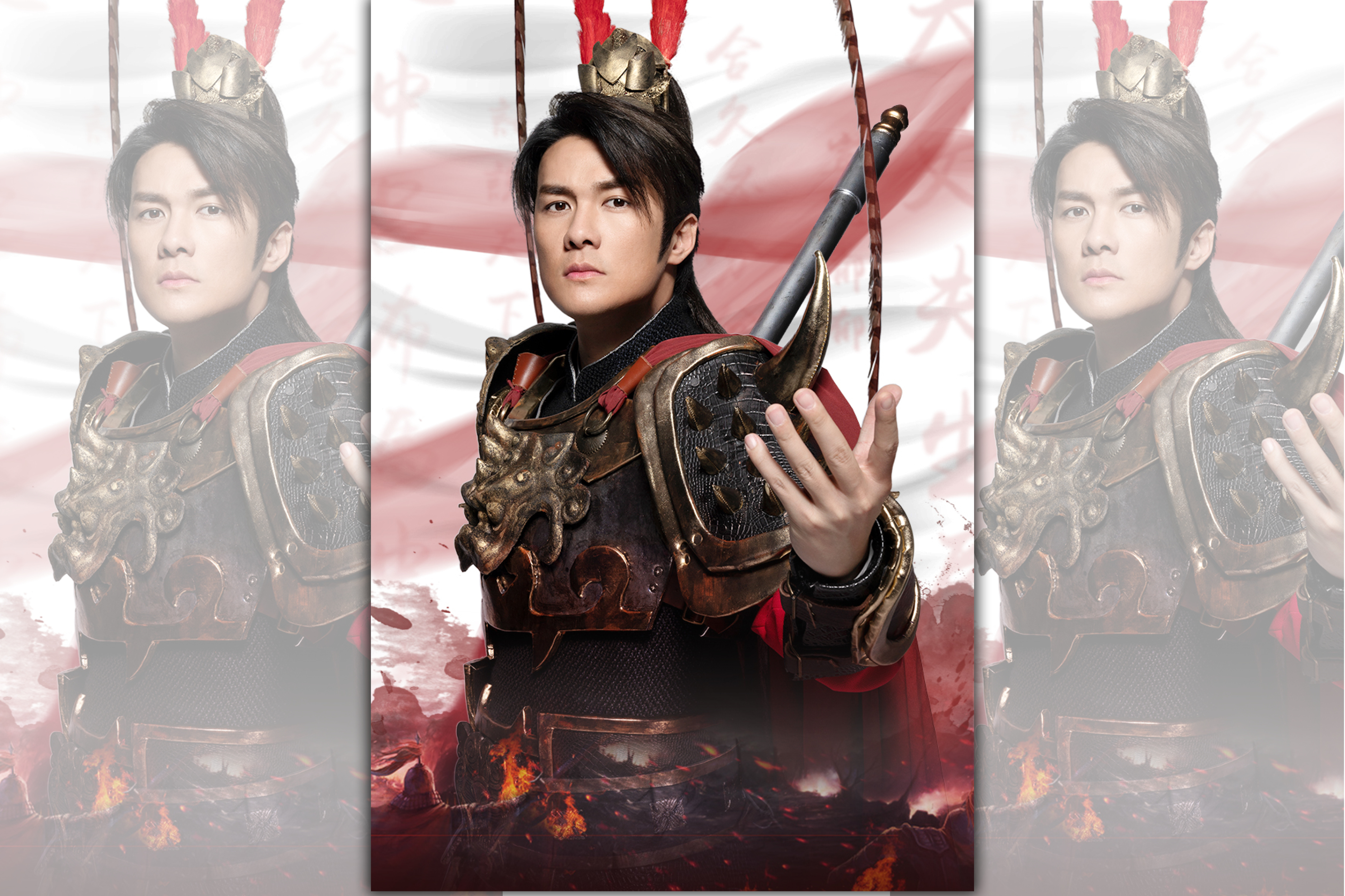 吳克群代言古裝手遊，大玩cosplay。（易亨數位行銷提供）