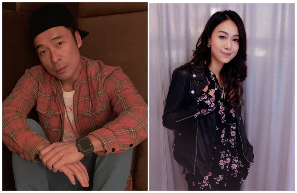 許志安這一年來低調陪老婆鄭秀文，黃心穎至今仍復出無望。（翻攝自許志安臉書、黃心穎IG）