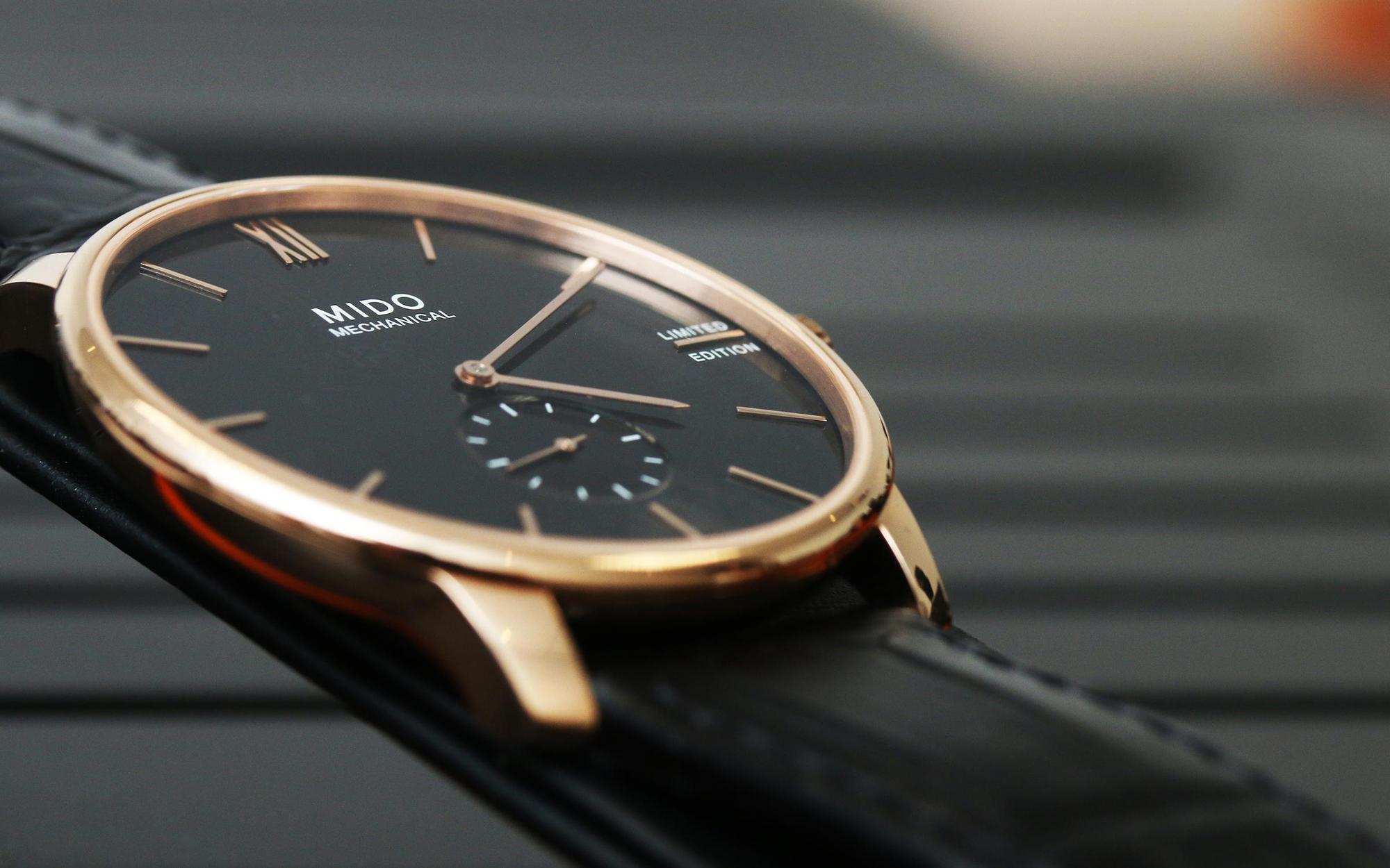 2020年美度新品中最有話題的錶款之一:Baroncelli II Mechanical手上鏈腕錶,而這也是美度至今最薄的手上鏈作品。