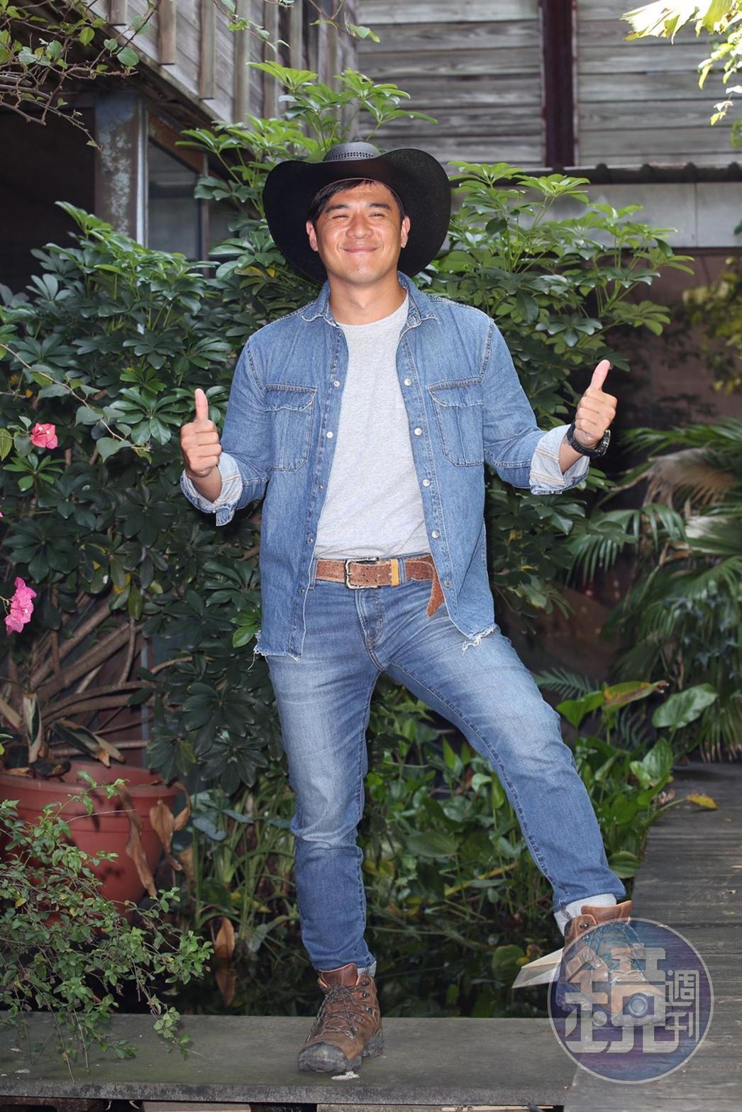 竇智孔透露自己最怕就是在野外遇到蛇跟老鼠。