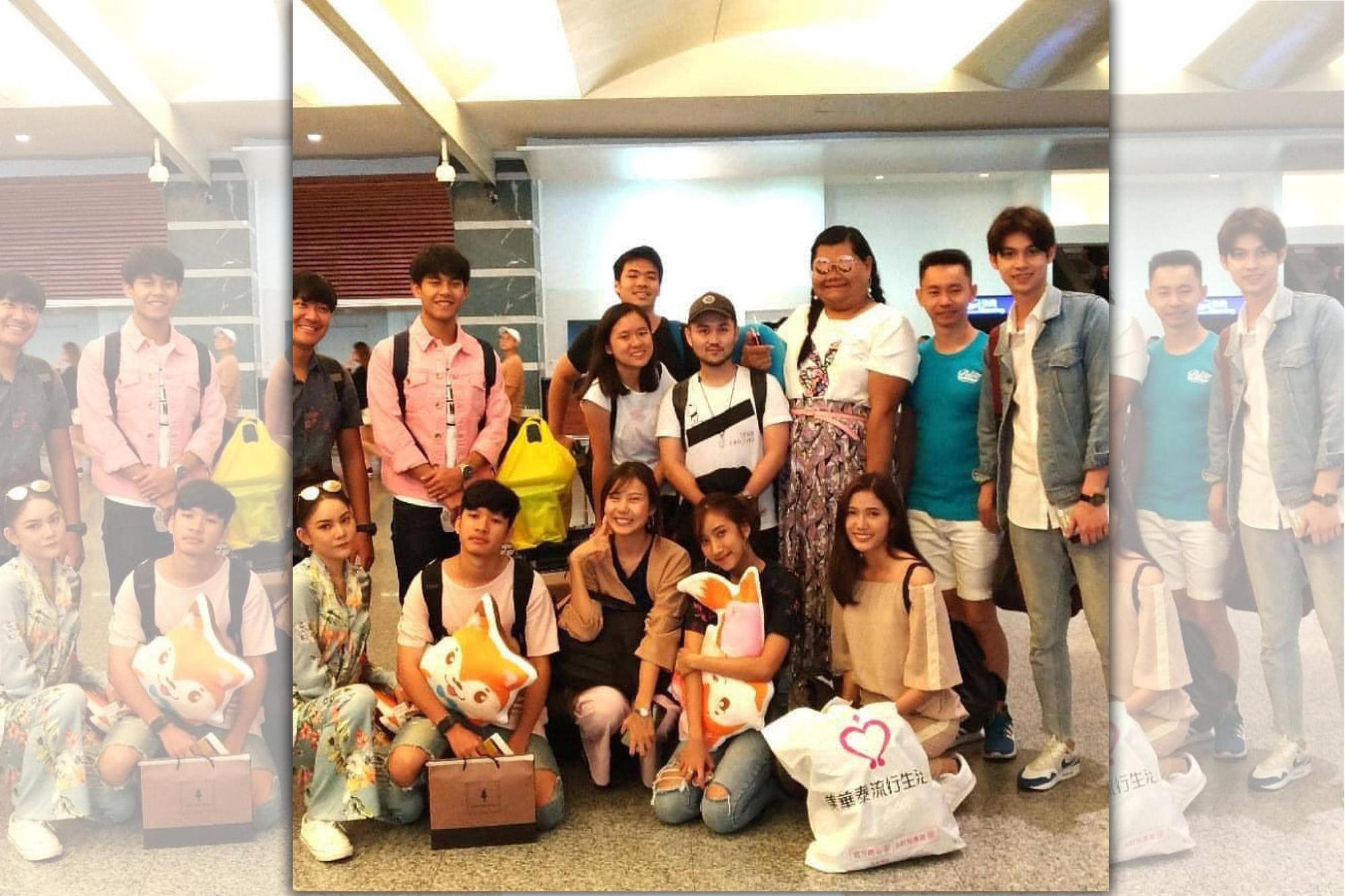 網友分享Bright與女友nnevvy都很喜歡台灣。（翻攝自臉書社團「泰劇大聯盟」）