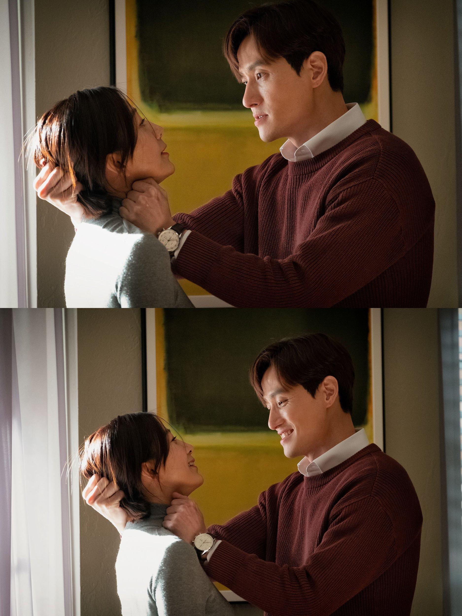 朴海俊(右)與金喜愛對戲張力十足,私下關係超好。(翻攝JTBC FB)