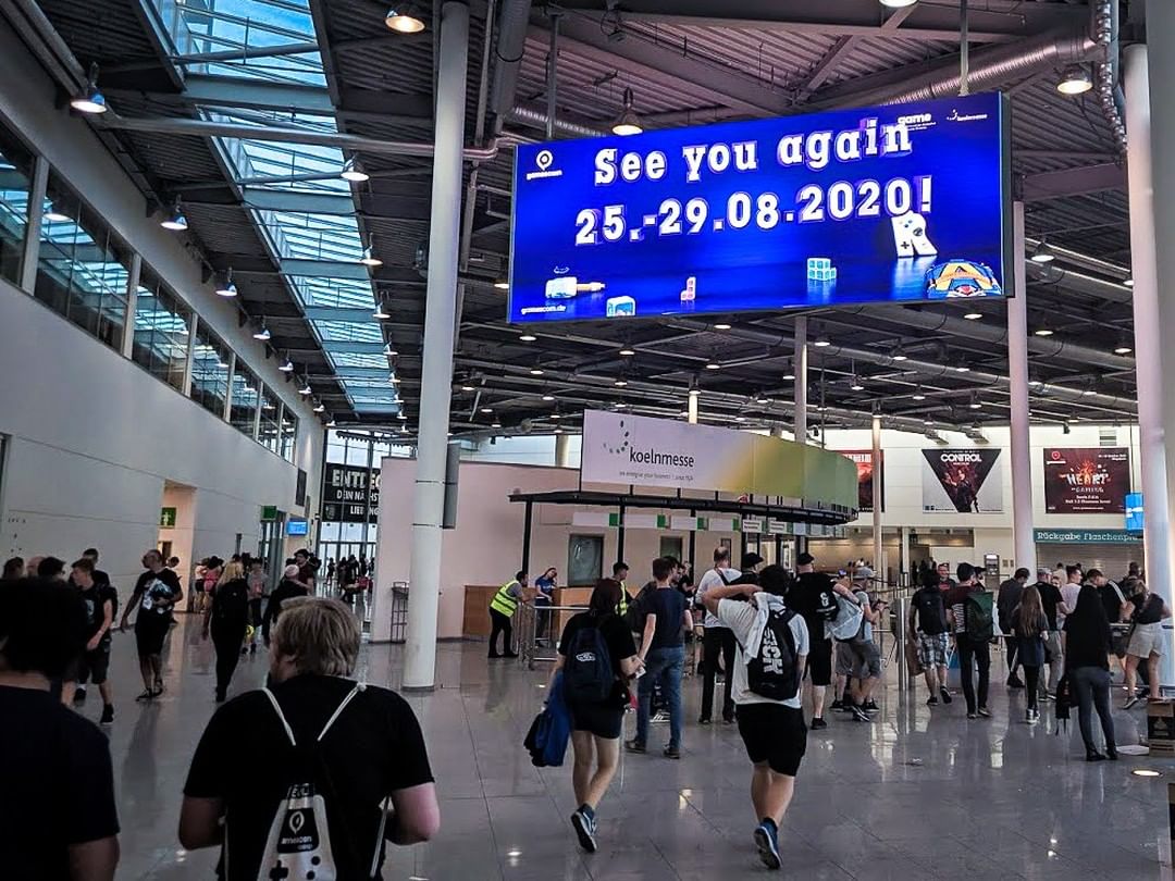 「2020 年再見」可惜今年不能在科隆見了。（翻攝 Gamescom Instagram）