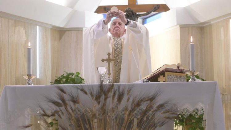 教宗方濟各呼籲世人思考全民基本收入的可行性。（網路截圖：Vaticannews）