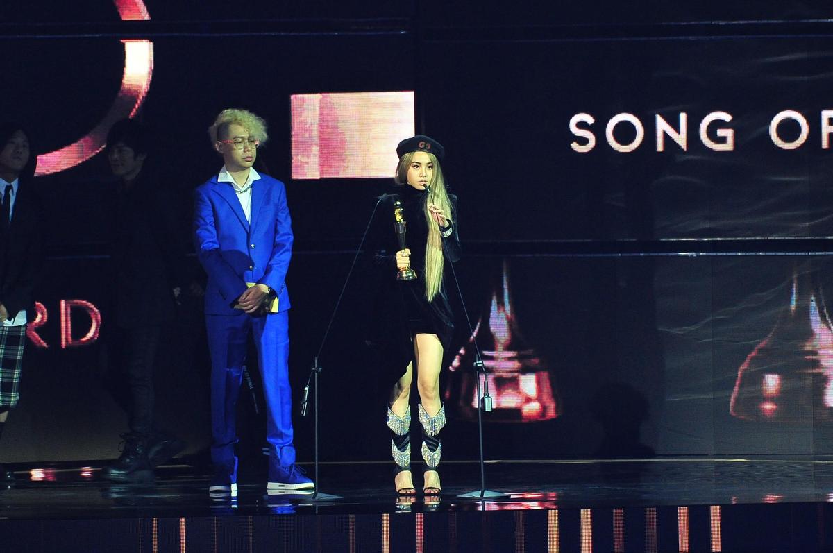去年第30屆金曲獎蔡依林拿下年度單曲大獎，成為收視之冠。（台視提供）