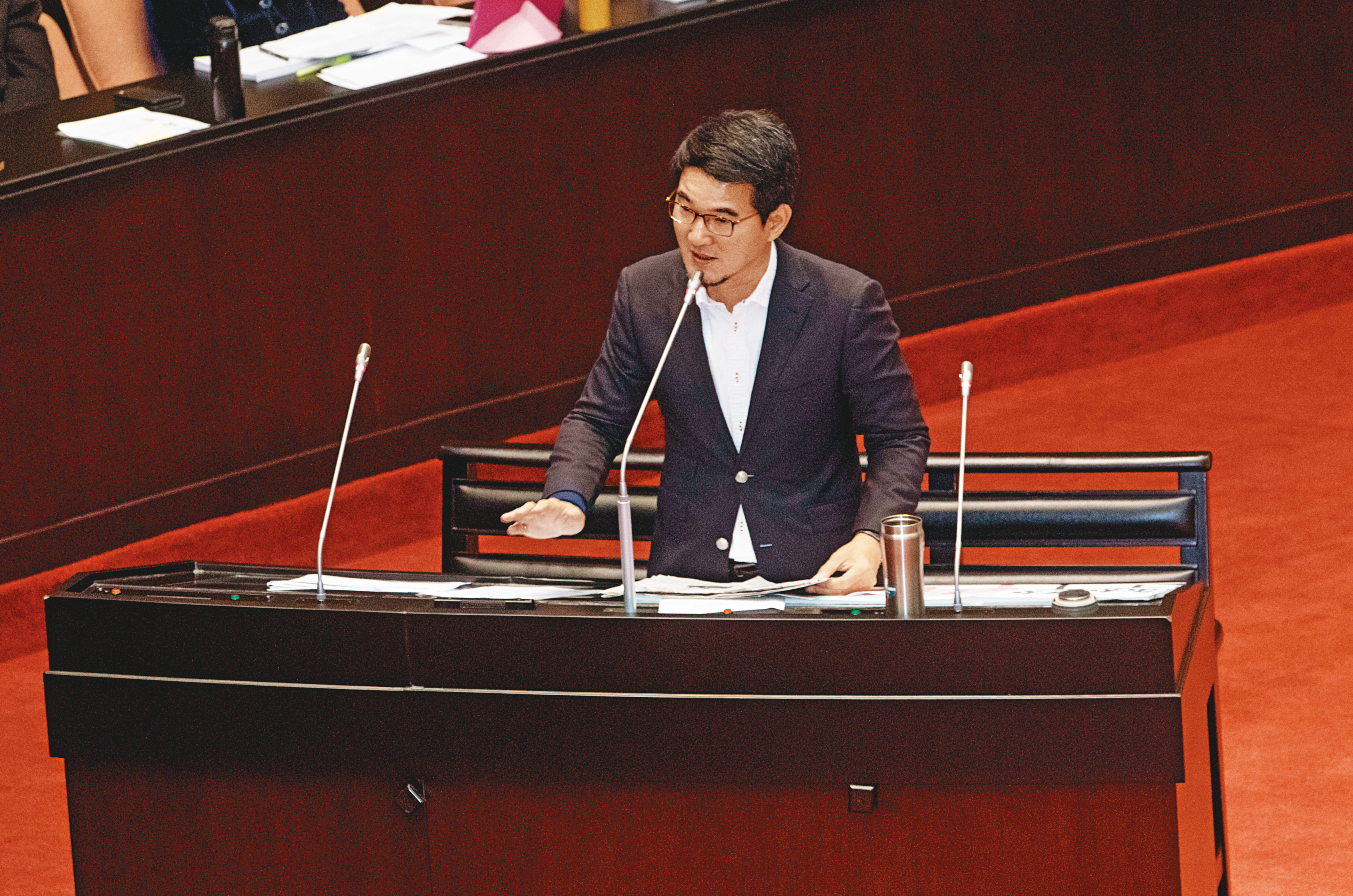 立委劉建國（圖）因喜客潰錠遭不當使用，提案凍結醫事司部分預算。