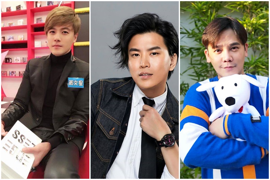 演藝圈看似光鮮亮麗，但也不是每個人的星途都一樣順遂。（翻攝自黃文星臉書、翻攝自阿弟臉書、盧學叡臉書）