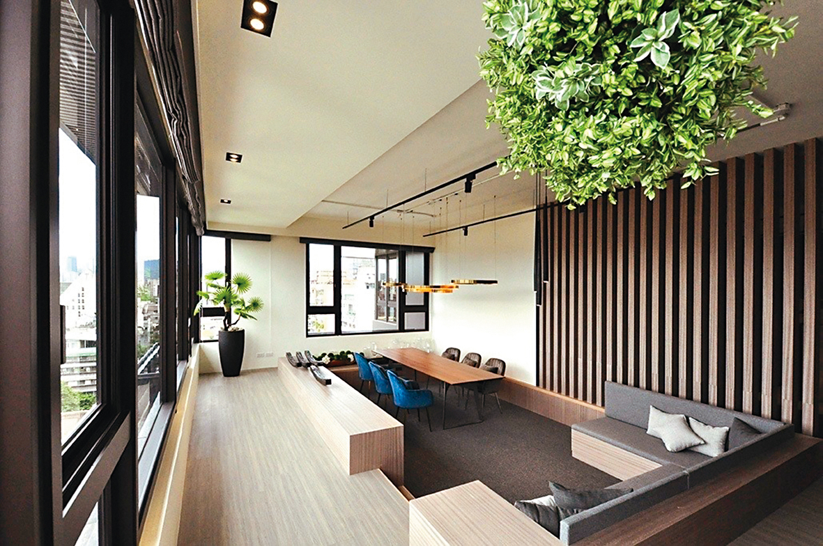 「青田青」豪宅內部十分高檔，也是有名的綠建築。（翻攝自青田青臉書）