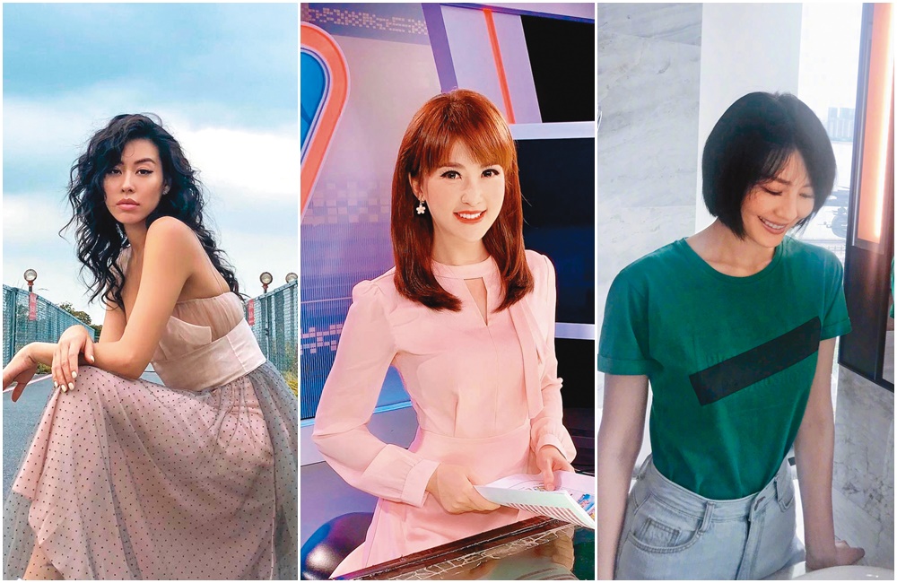 蔡詩芸、陳海茵和高圓圓都圓夢得子。（翻攝蔡詩芸、陳海茵、高圓圓臉書）