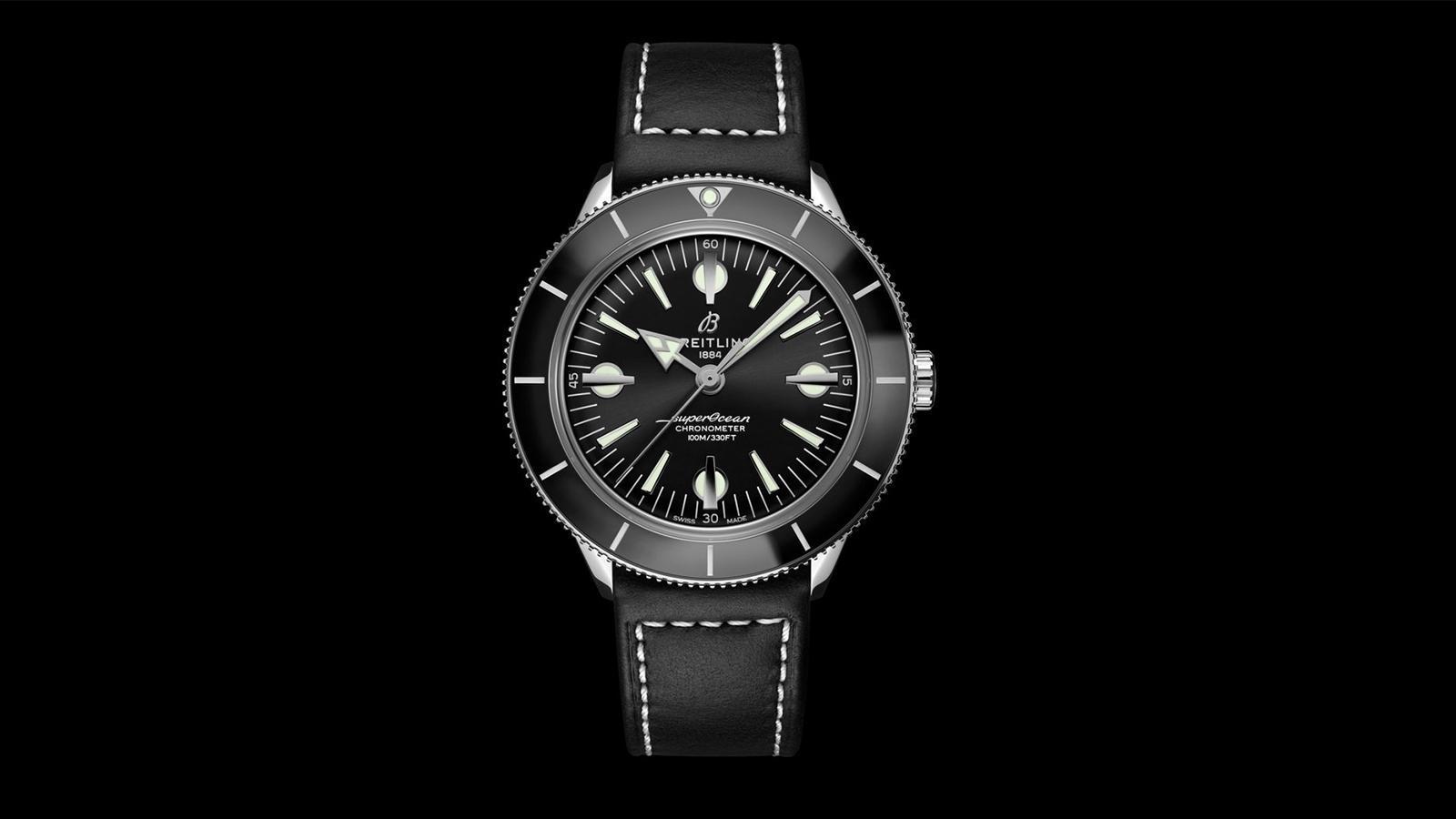 錶徑42mm、不鏽鋼錶殼、時間指示、自動上鏈機芯、防水100米、建議售價NTD 130,000 