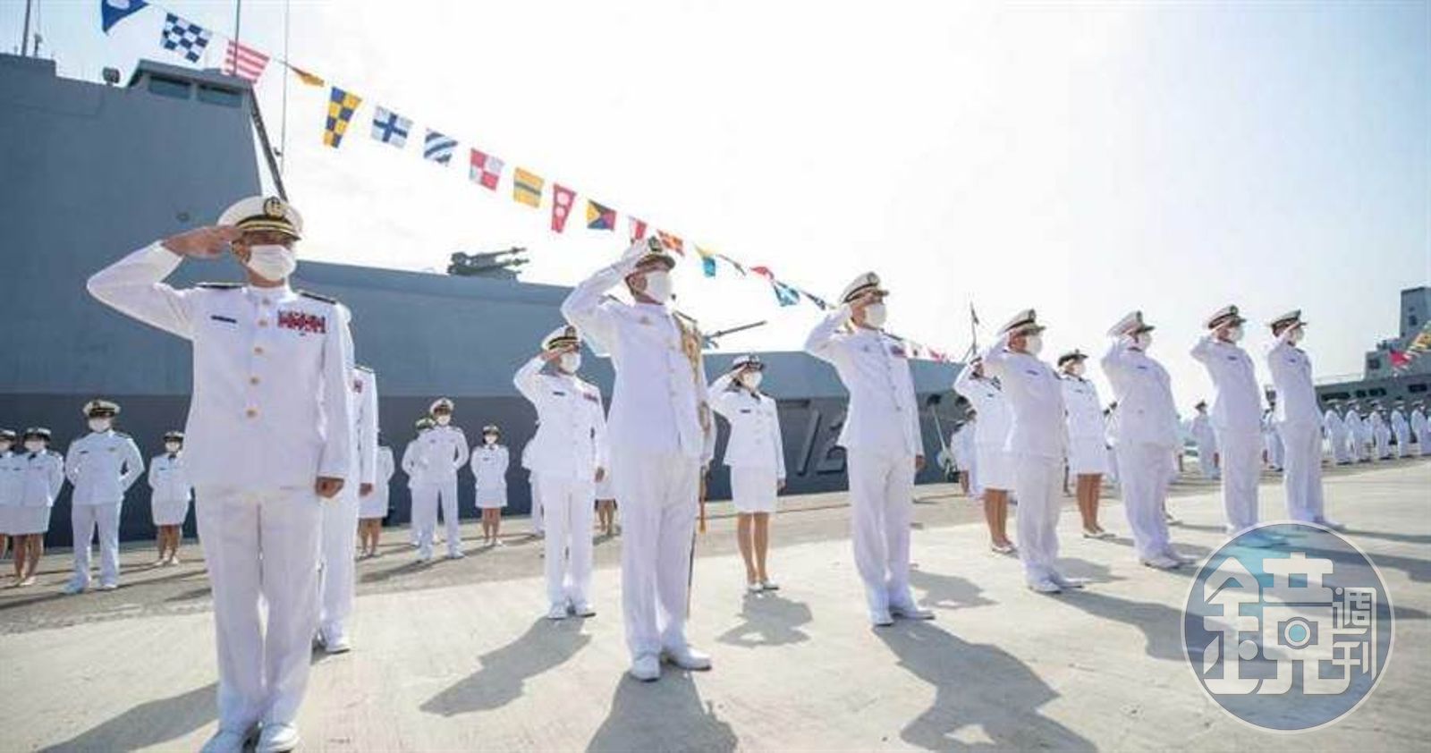 海軍爆出群聚感染,截至今(22日)已有28例確診。示意圖,非當事人。(翻攝自《中華民國海軍》臉書)