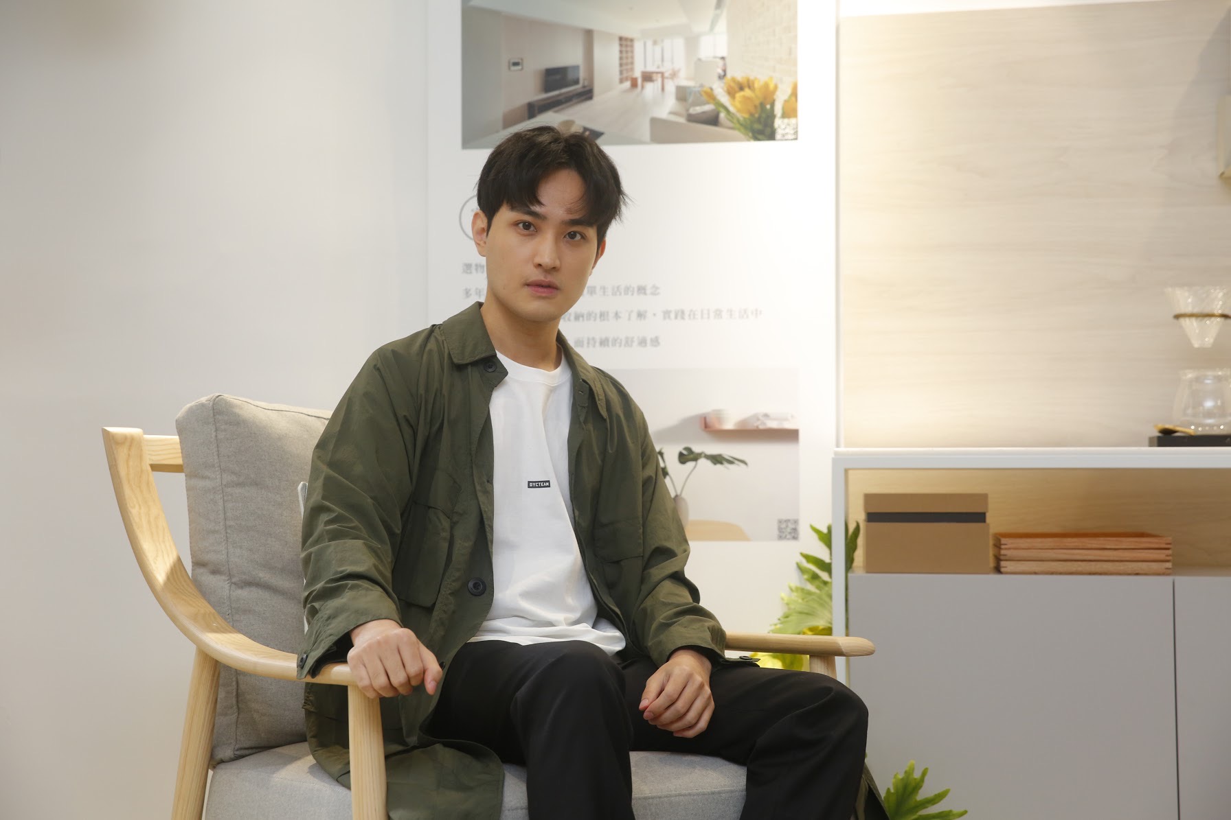 新生代男星勵政達舉行媒體餐敘。