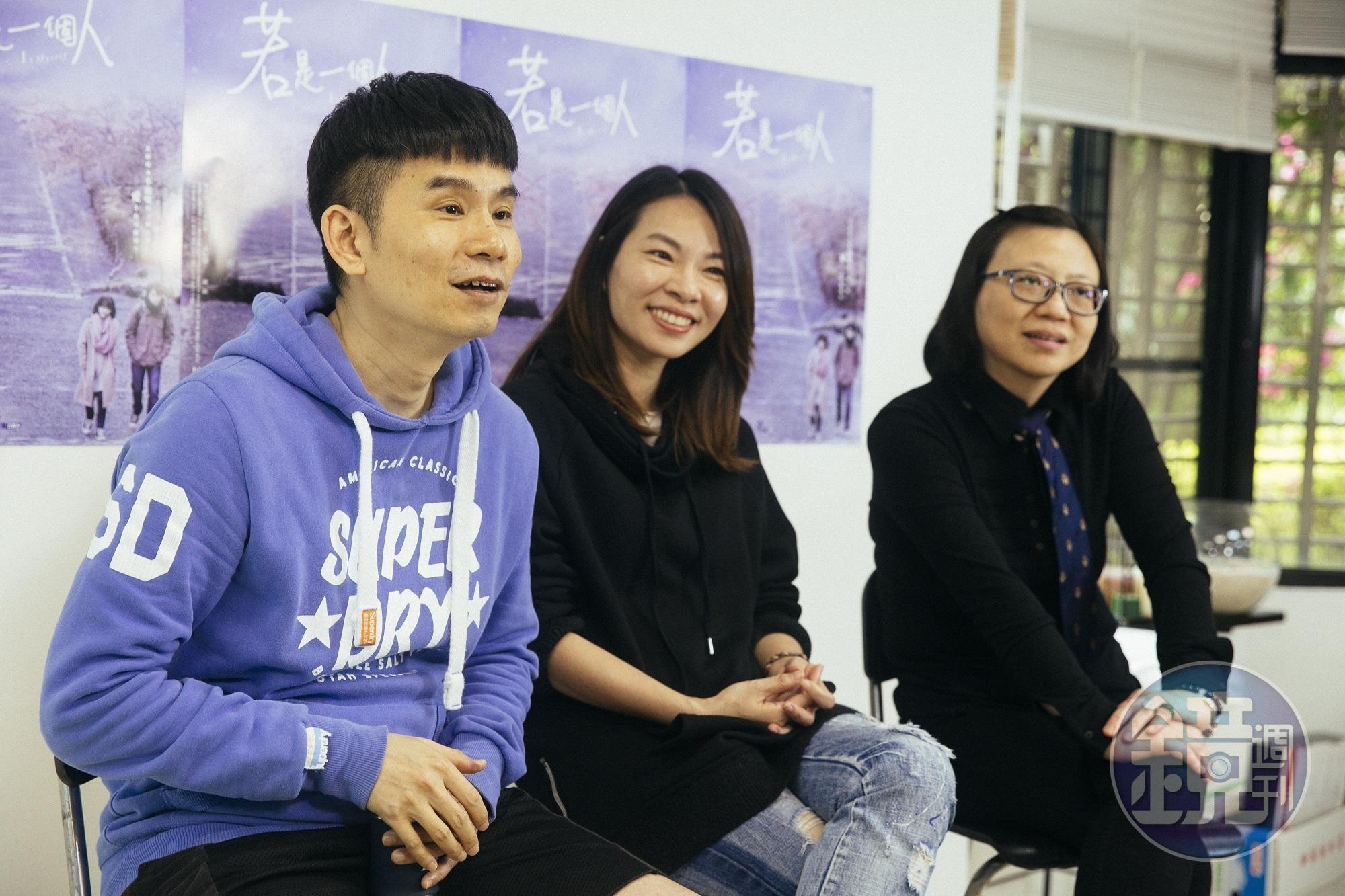 杜政哲（左）認為人與人的關係眉角多到說不完，下一部寫《若是兩個人》還是有很多問題能探討。