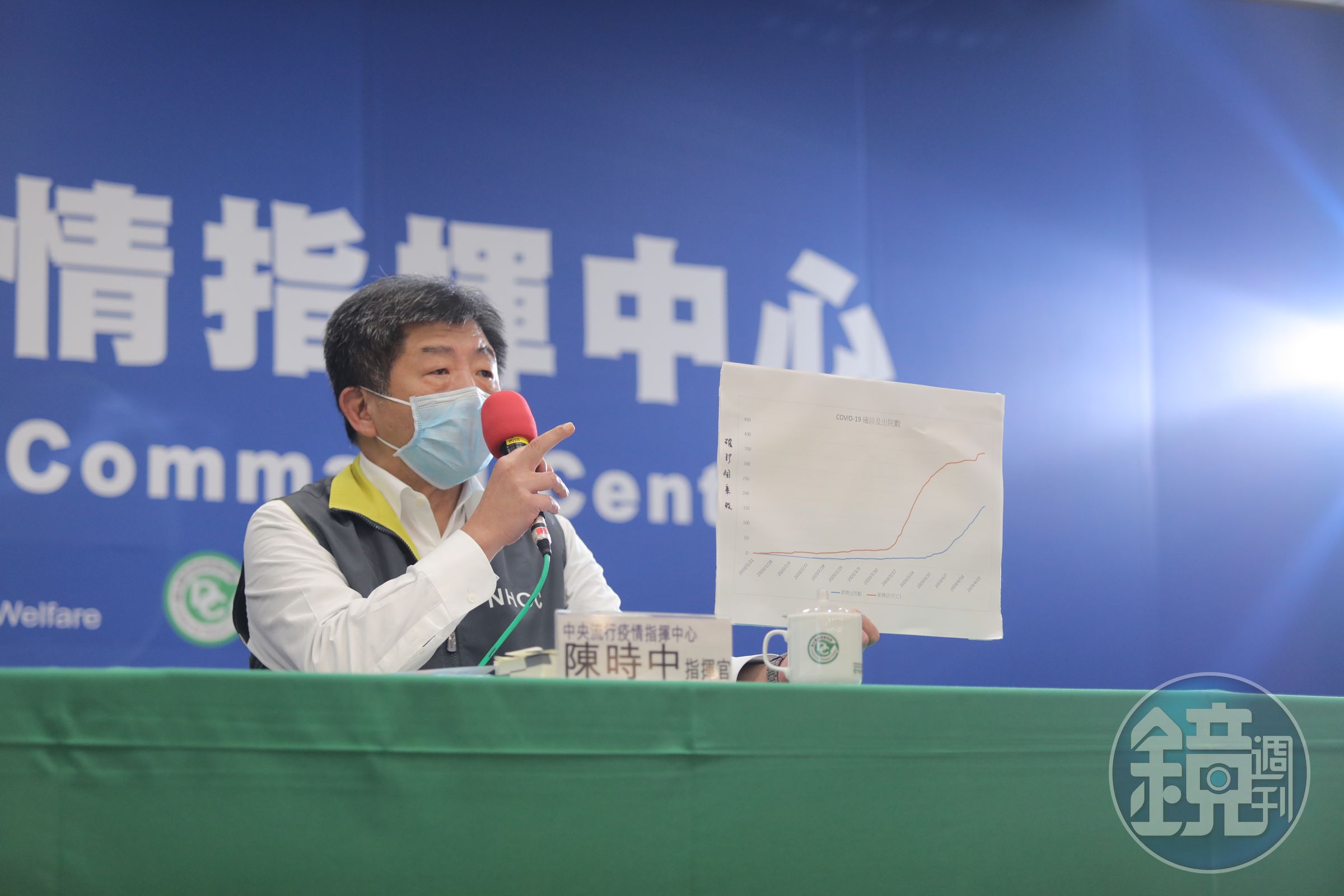 中央流行疫情指揮中心今（23日）公布國內新增1例確診。（指揮中心提供）