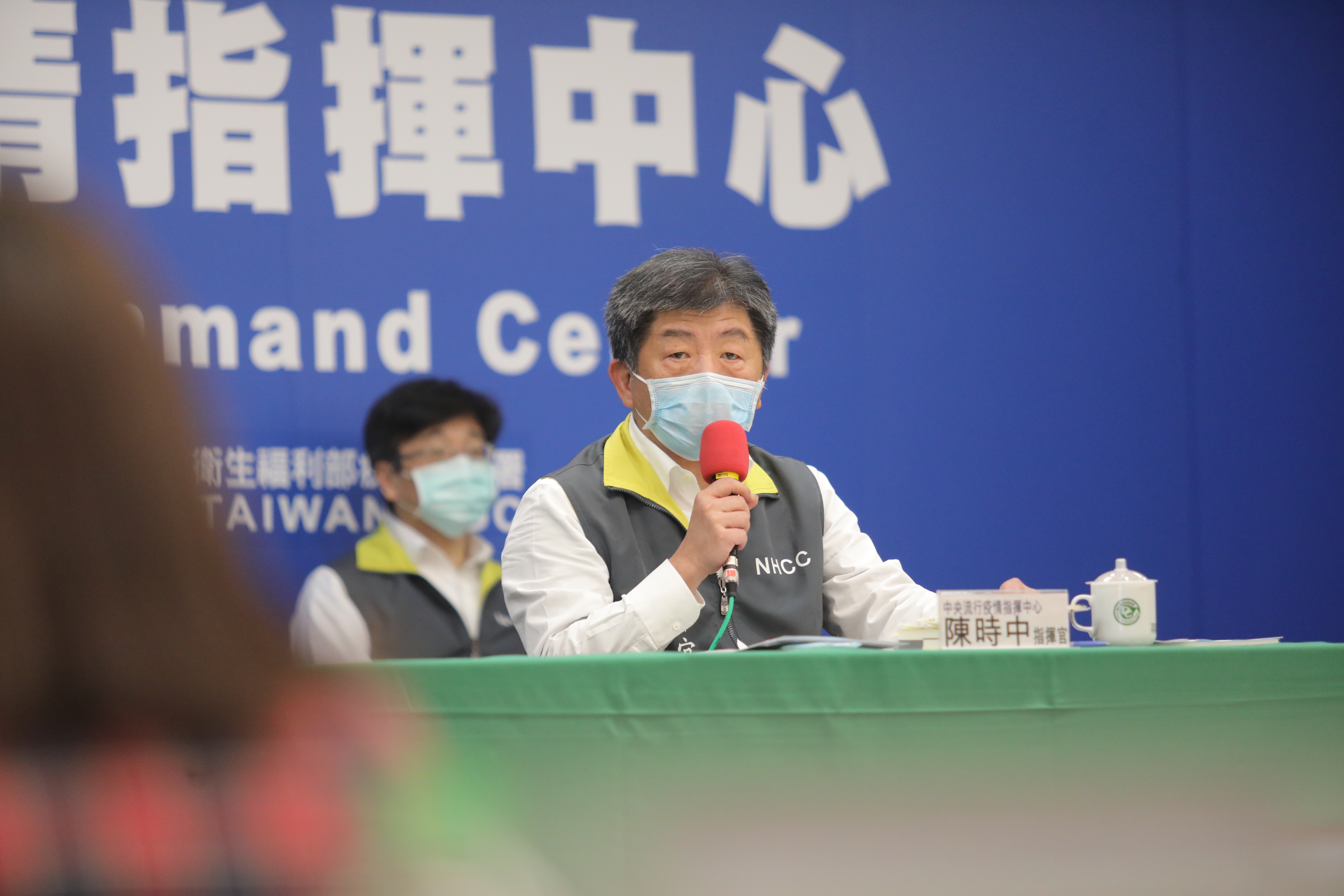 針對韓國瑜表示要對醫護人員進行普篩，指揮中心表示「不見得有必要」。（疫情指揮中心提供）