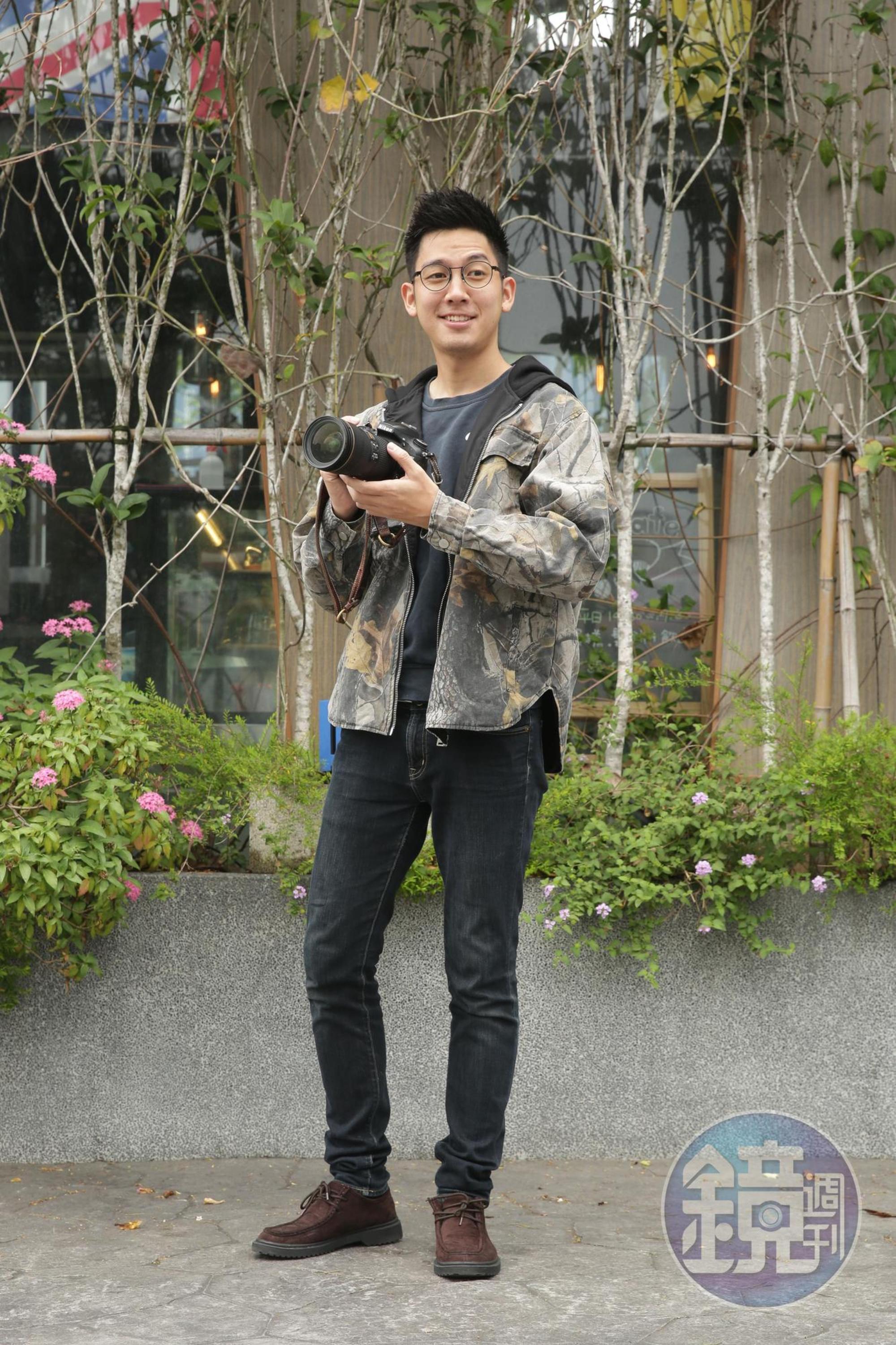 小林賢伍來台3年半,是節目裡的顏值擔當。