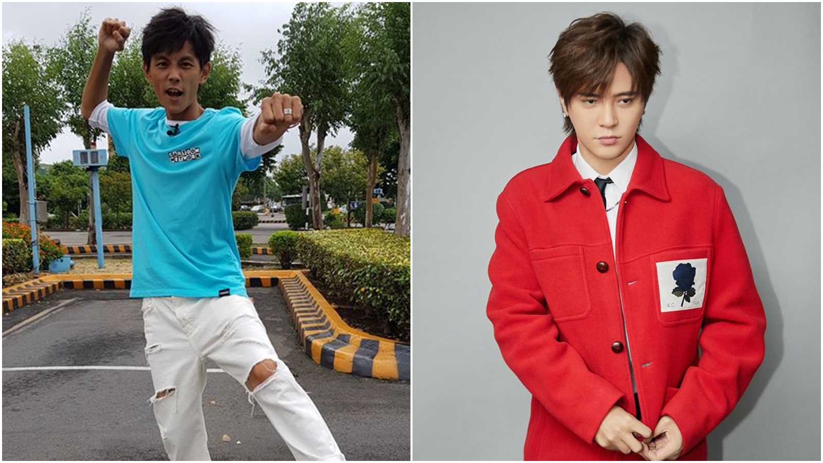 羅志祥（右）和阿翔（左）都因為感情生活沒拿捏好引起軒然大波。（合成圖，翻攝自臉書）