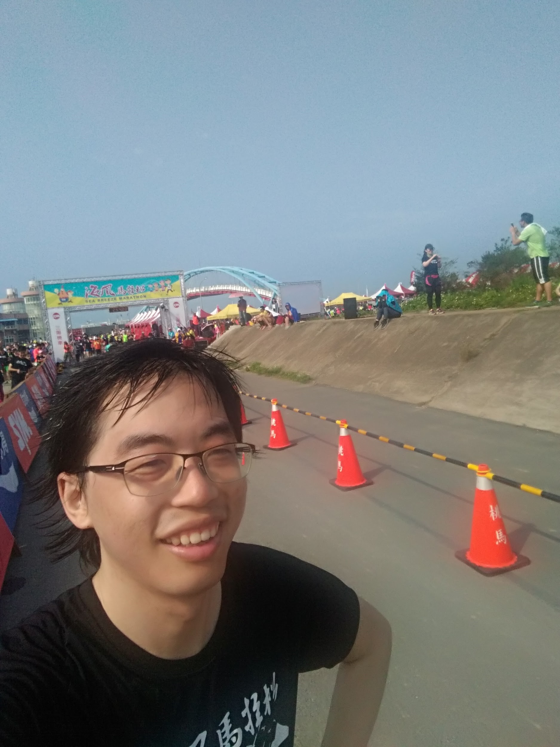 張英珉練跑多年下來,從馬拉松找到許多樂趣。(張英珉提供)