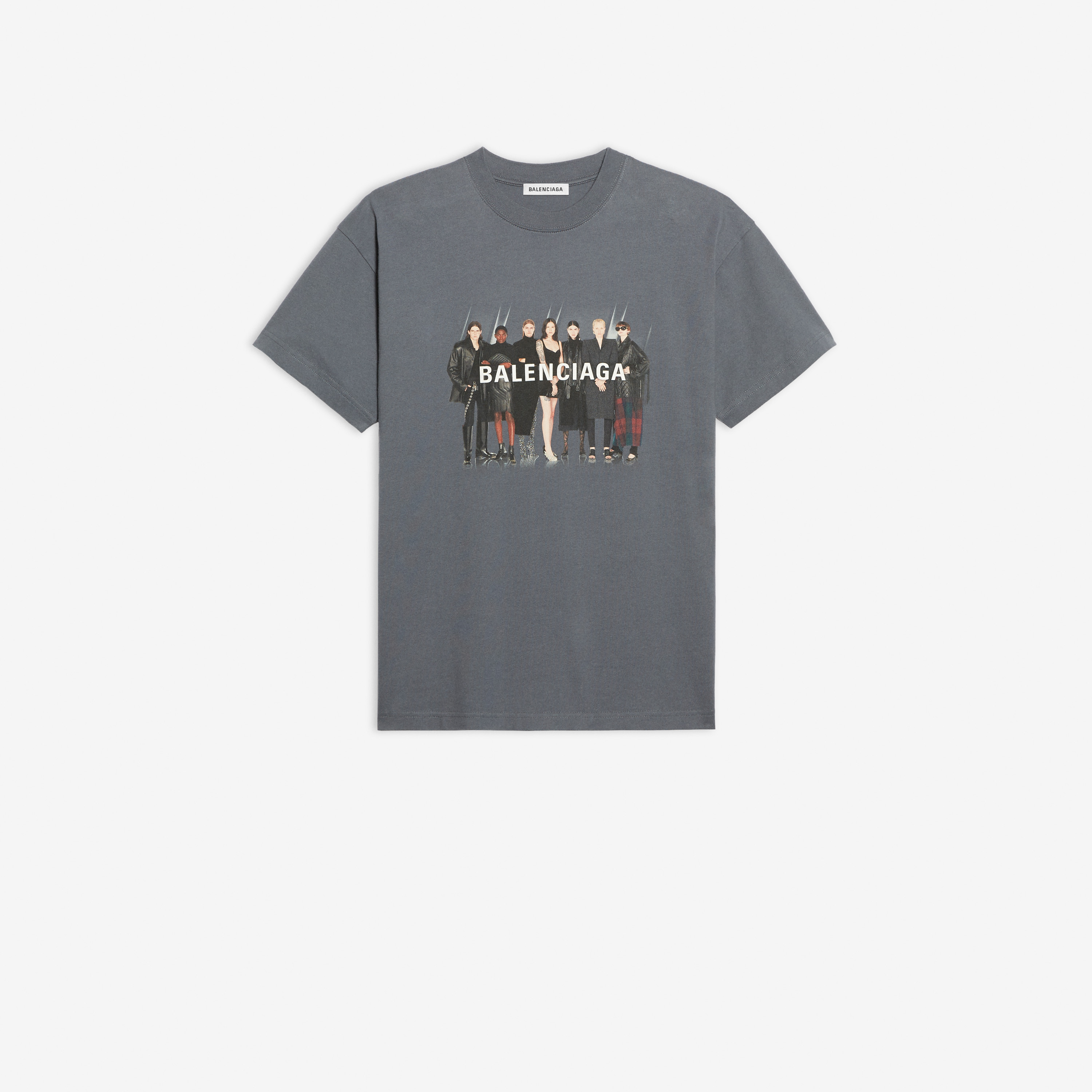 女款灰色Real T-shirt。NT$17,200(BALENCIAGA提供)