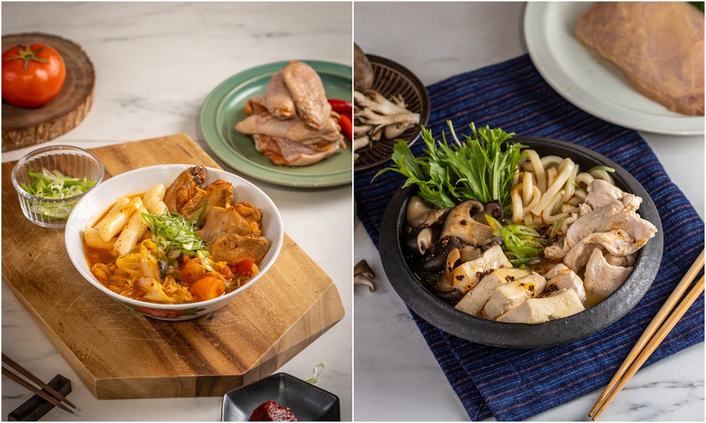調味好的雞胸肉和雞翅，未必只能煎著烤著吃，簡單步驟也能變出澎湃鍋物。