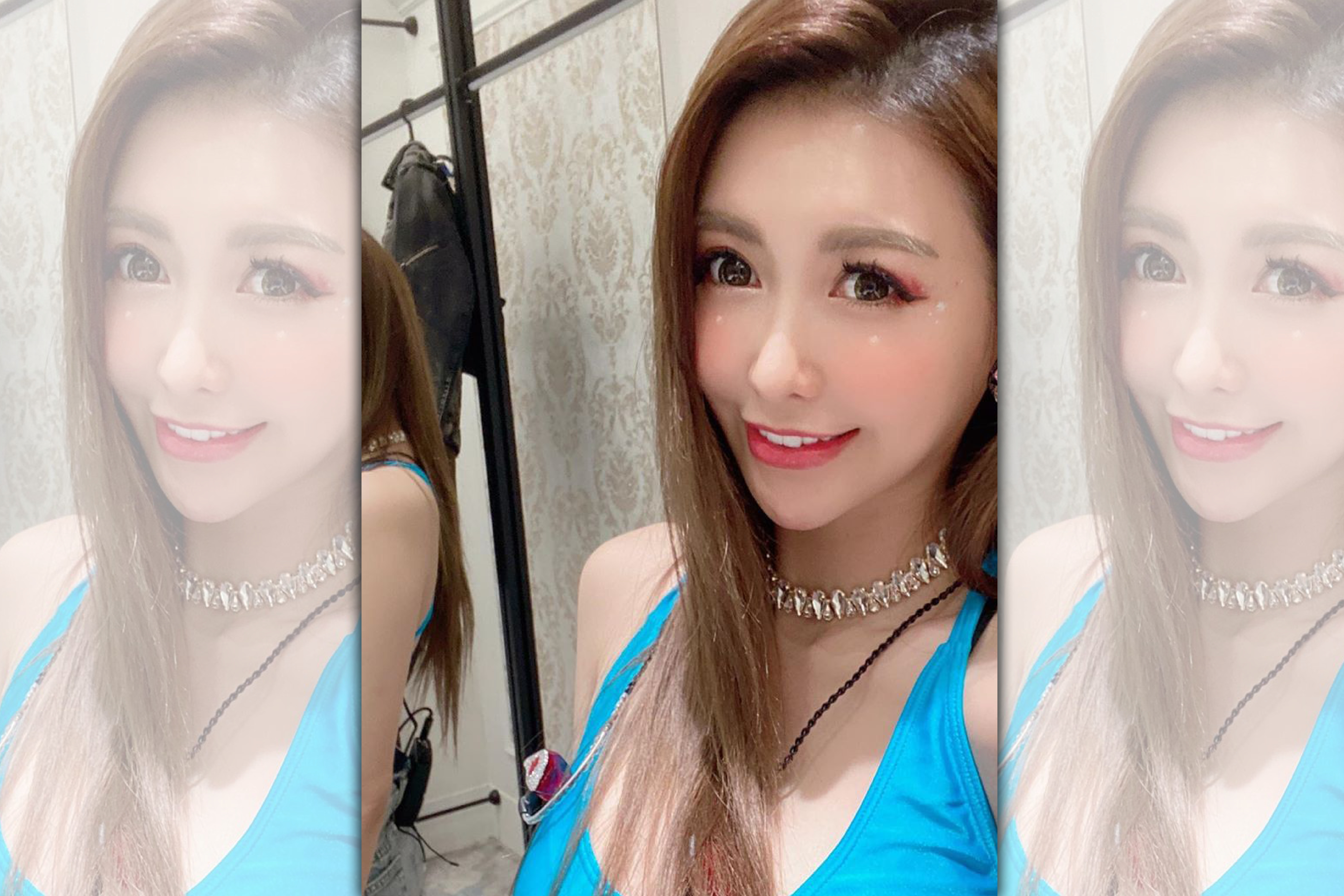 愷樂常常展露性感，現在也被網友攻擊是「鮑鮑換包包」。（翻攝自愷樂IG）