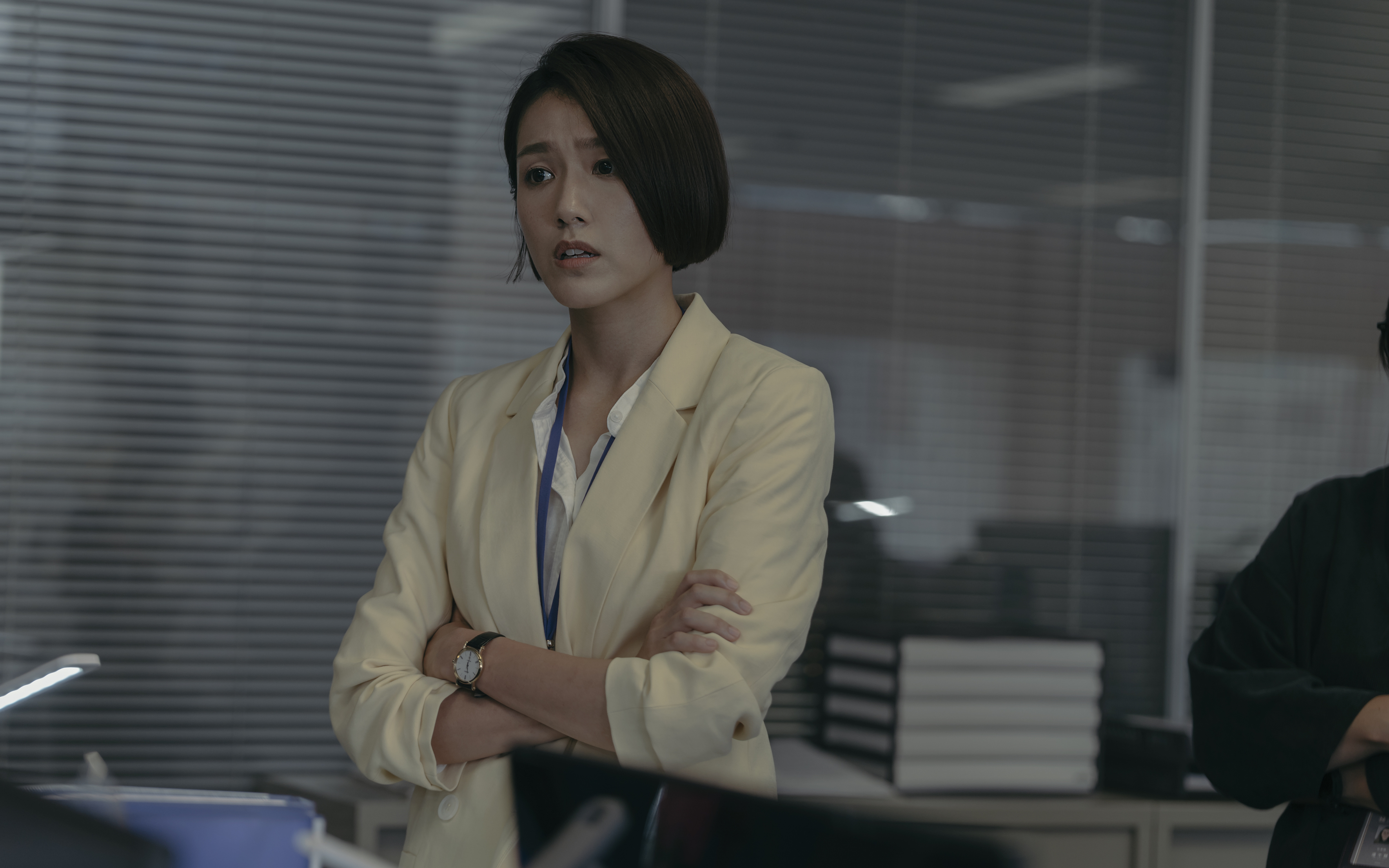 《花甲》林意箴演出「心機婊」，陰了許瑋甯。（Netflix提供）