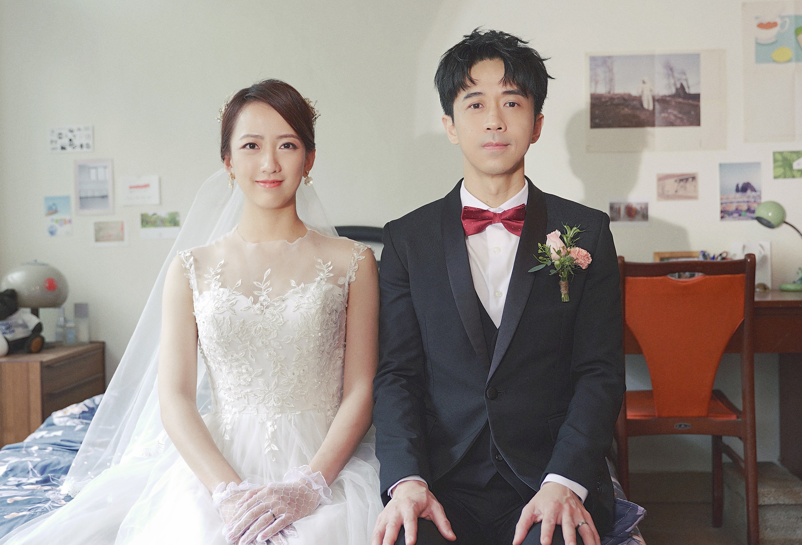 為了拍MV，光良笑說自己像是一天內結了好幾次婚。（星娛娛樂提供）