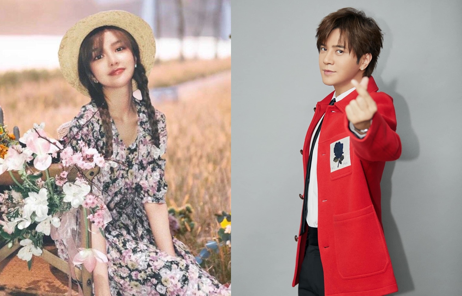 小豬羅志祥與周揚青曾經愛得甜蜜。（翻攝自羅志祥臉書、周揚青微博）